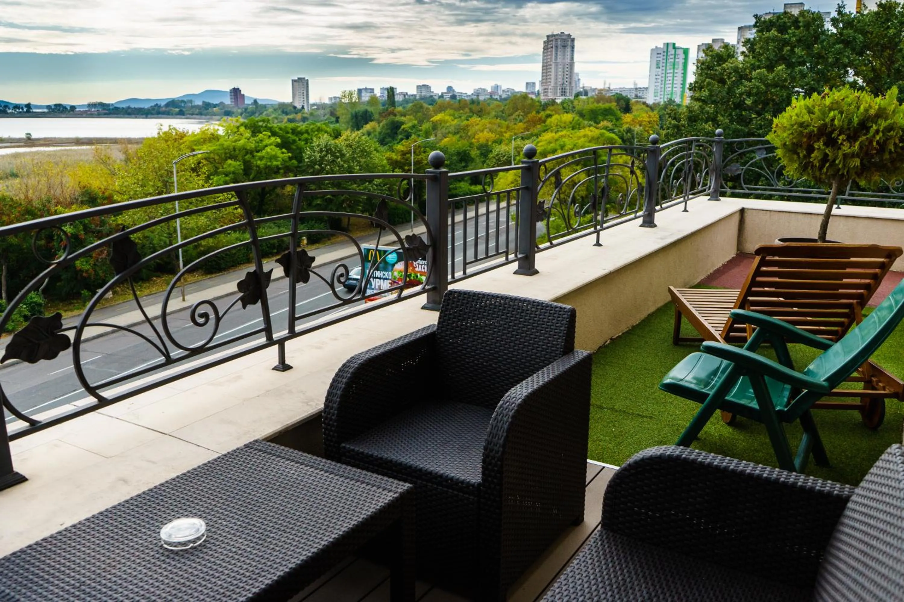 Balcony/Terrace in Milano Hotel