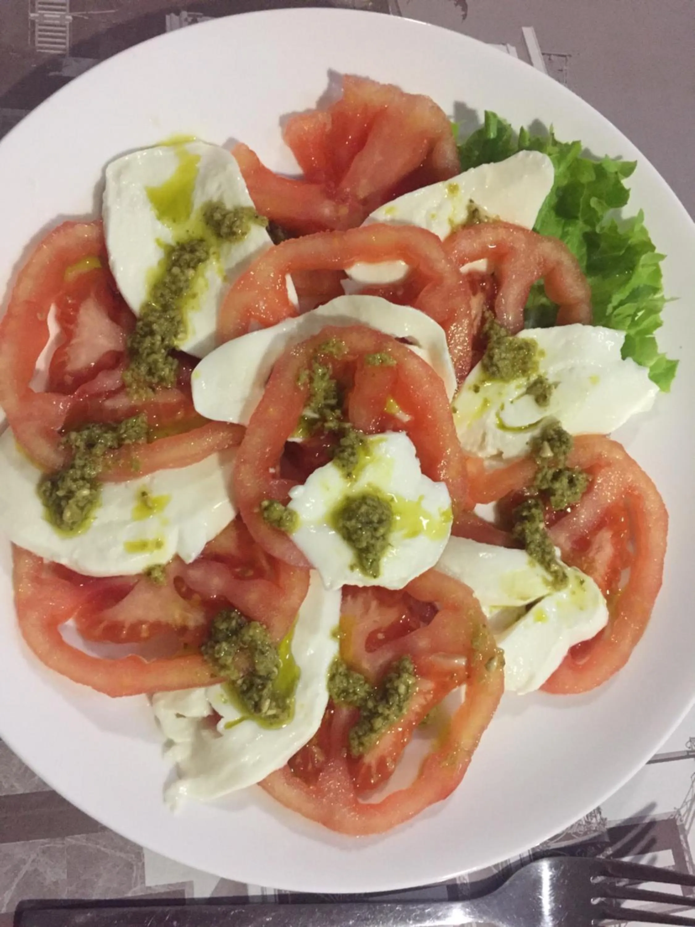 Food close-up in Milano Hotel