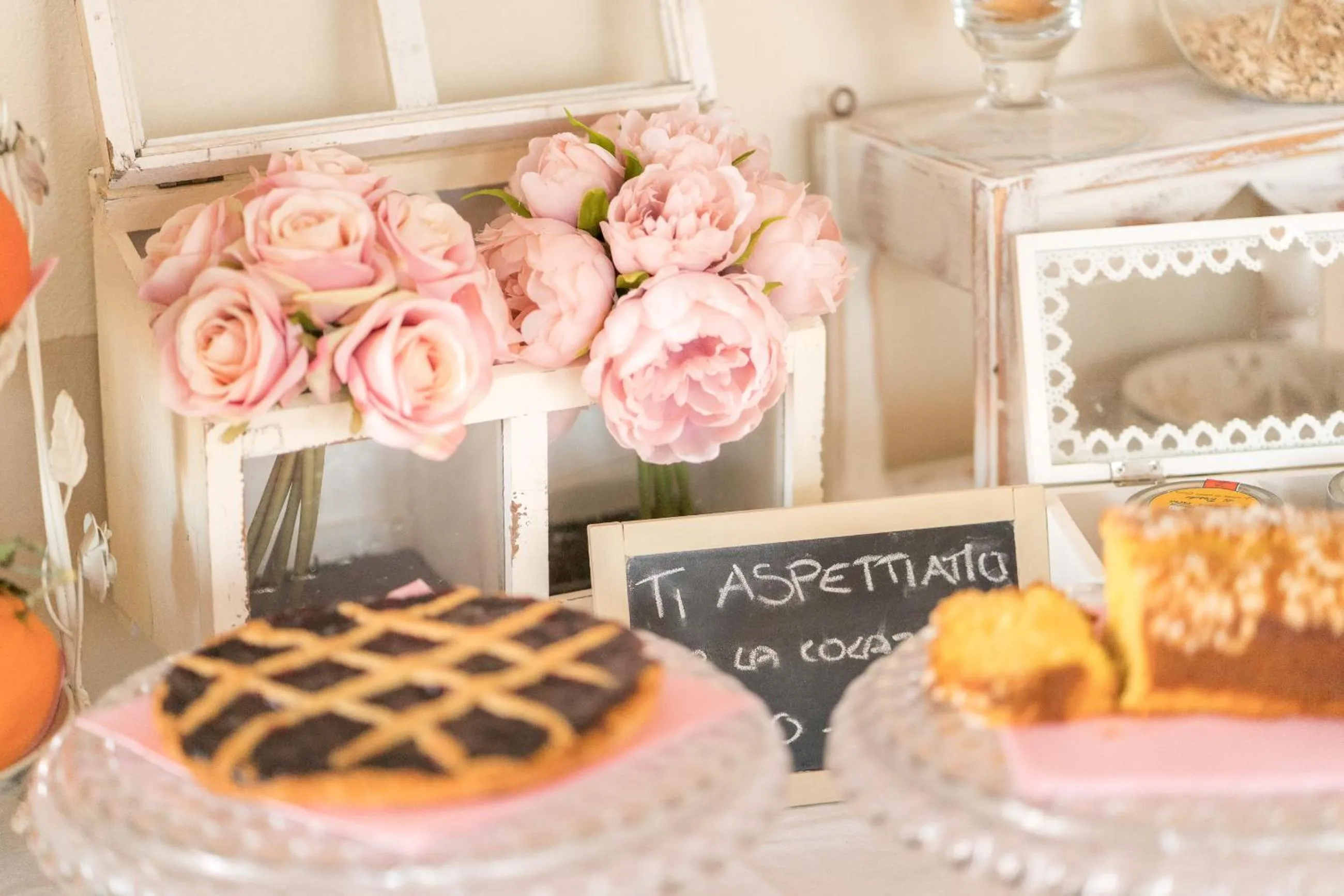 Food and drinks in B&B Il Biancospino