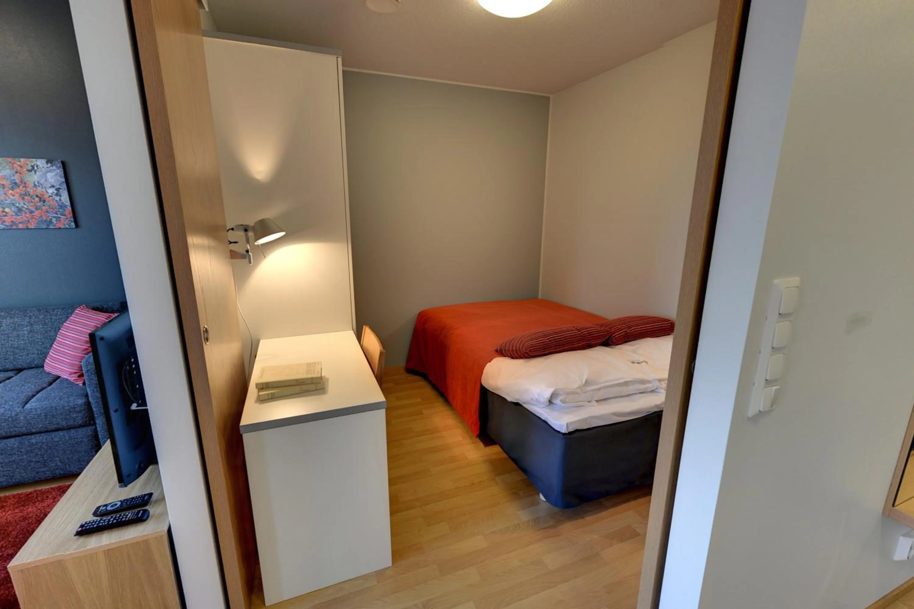 Bedroom, Bed in Forenom Serviced Apartments Tampere Pyynikki