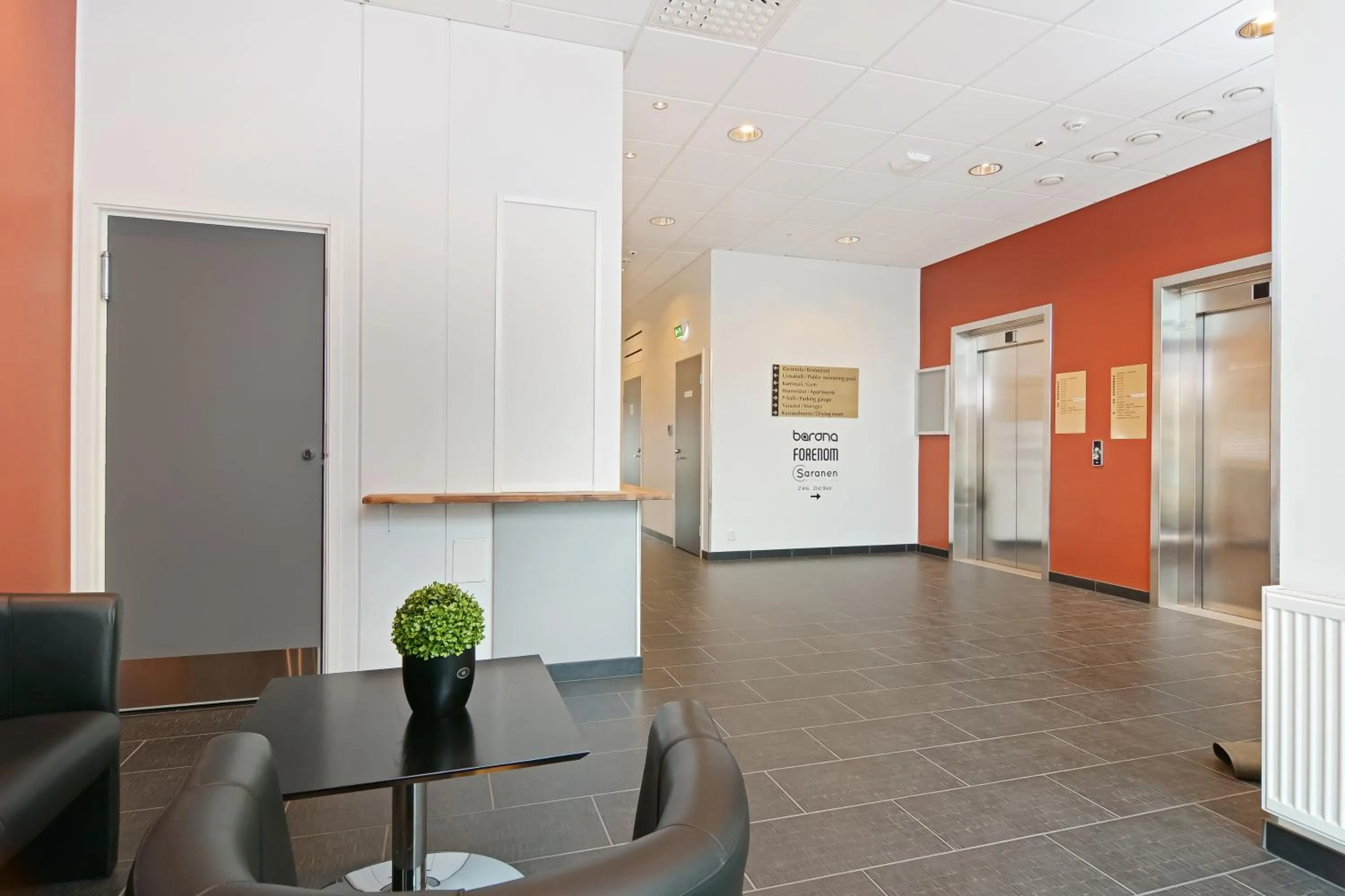 Lobby or reception in Forenom Serviced Apartments Tampere Pyynikki