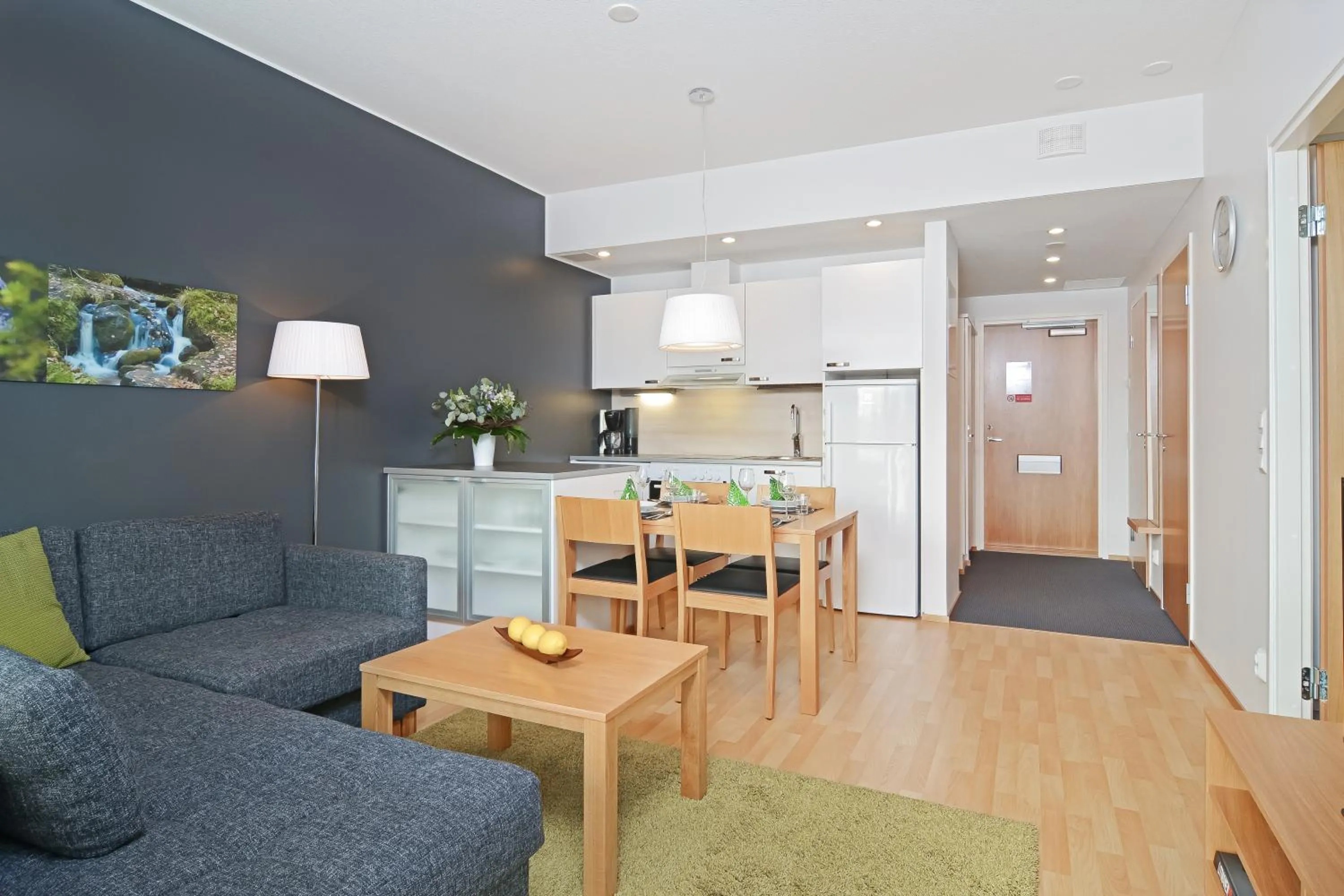 Living room in Forenom Serviced Apartments Tampere Pyynikki