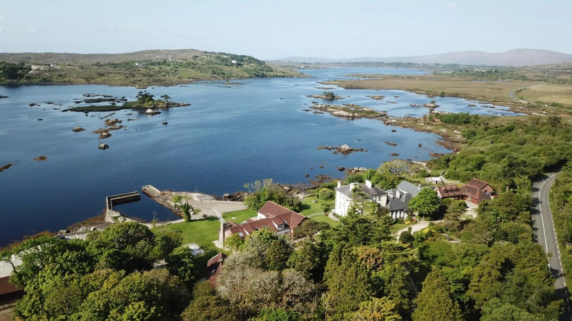 Bird's eye view in Screebe House