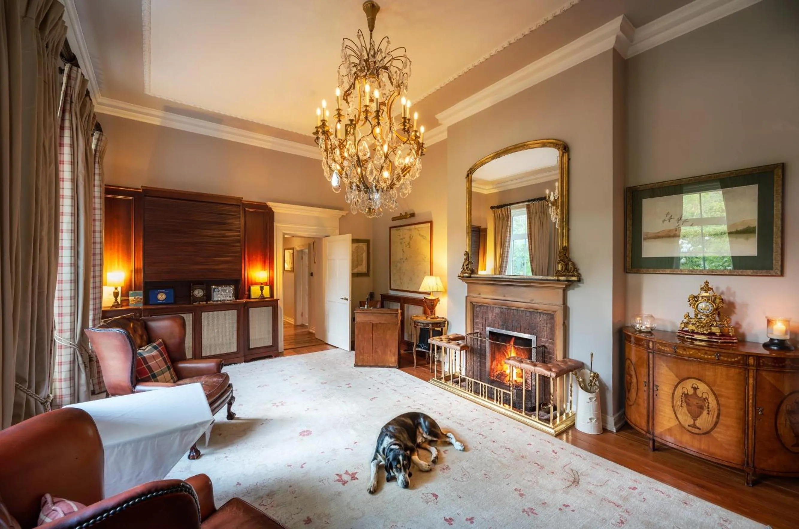 Lobby or reception, Bed in Screebe House