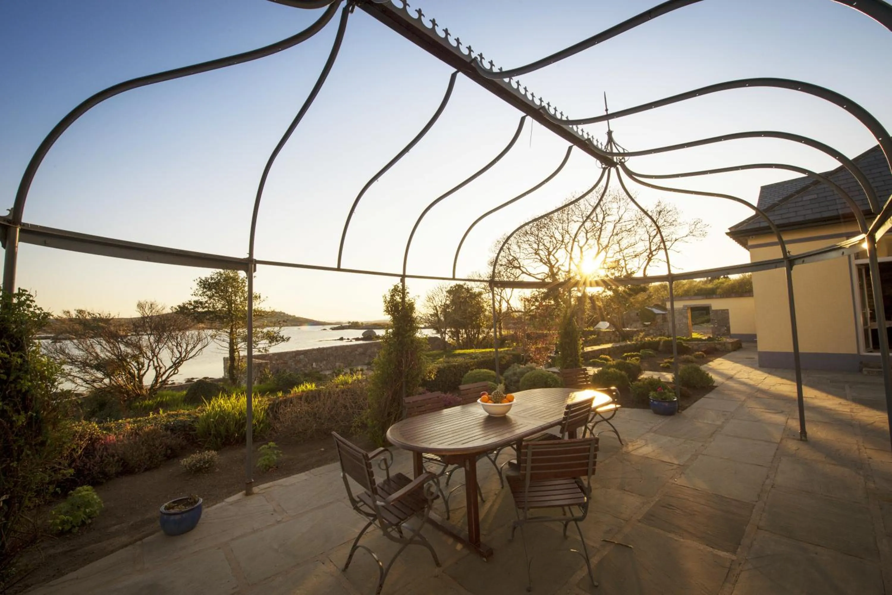 Patio in Screebe House