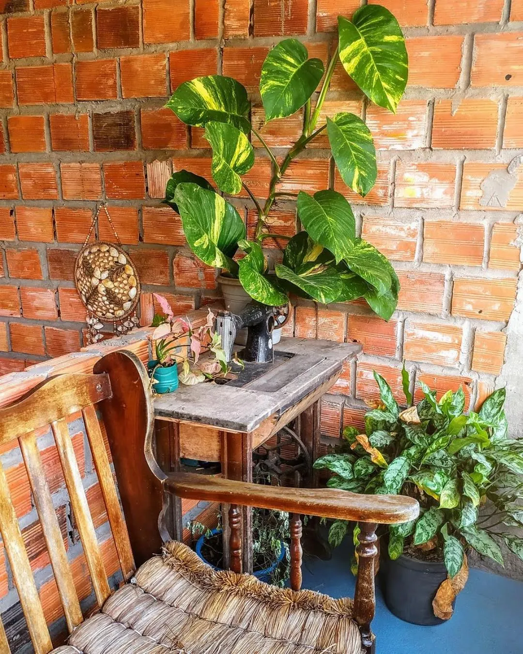 Balcony/Terrace in Hostel Em Boas Mãos