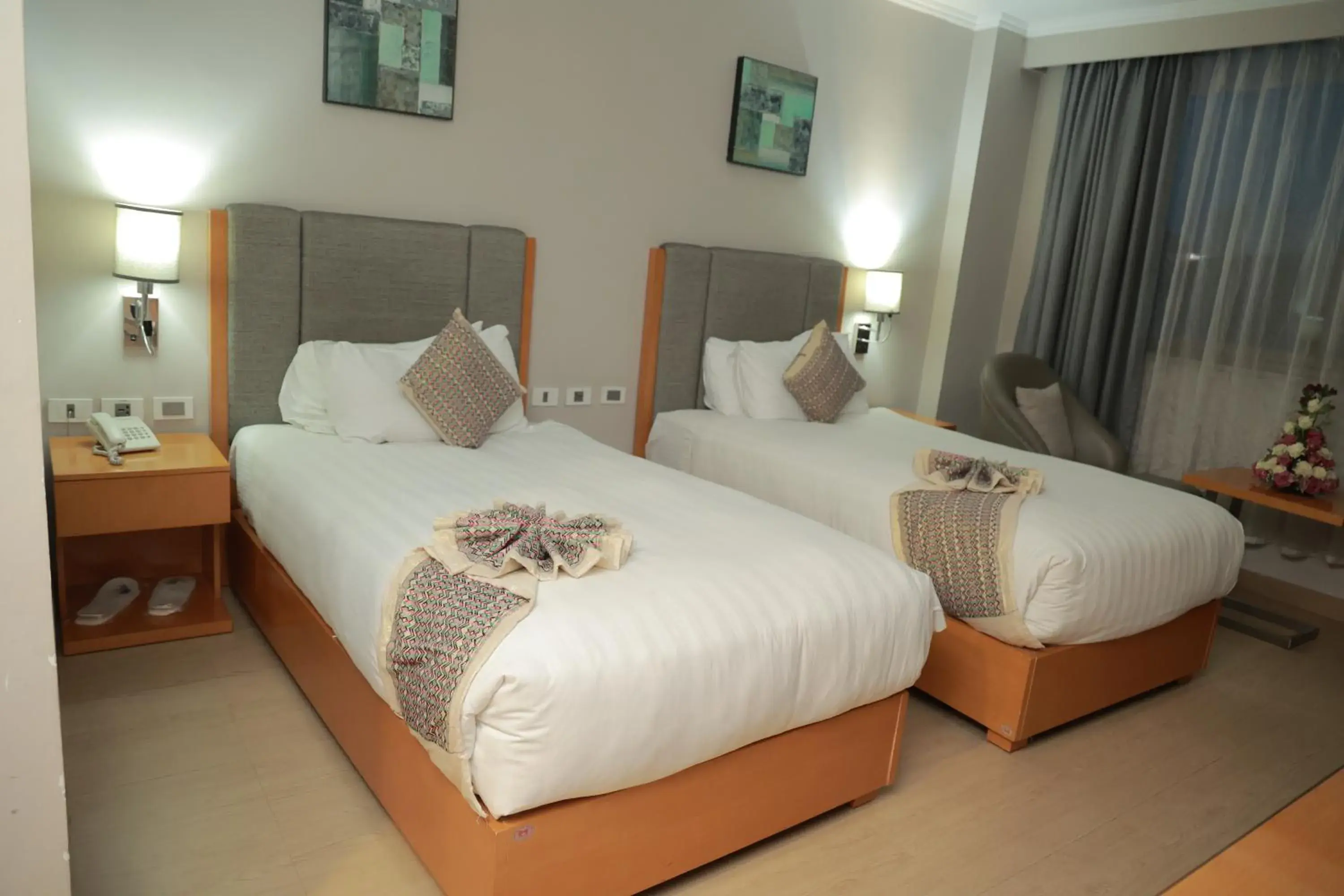 Twin Room in Ambassador Hotel Twin Room in Ambassador Hotel