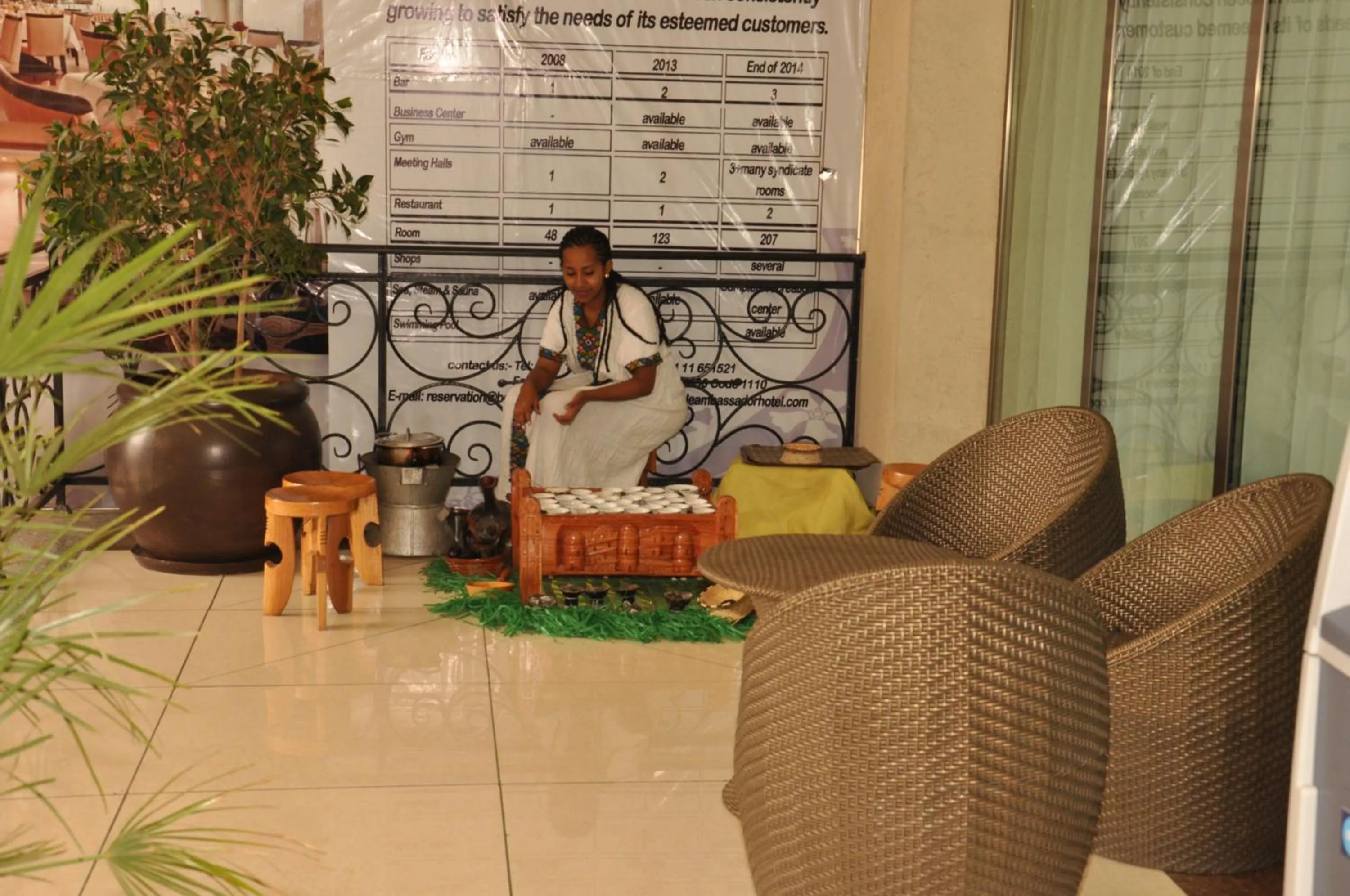 Lobby or reception in Ambassador Hotel