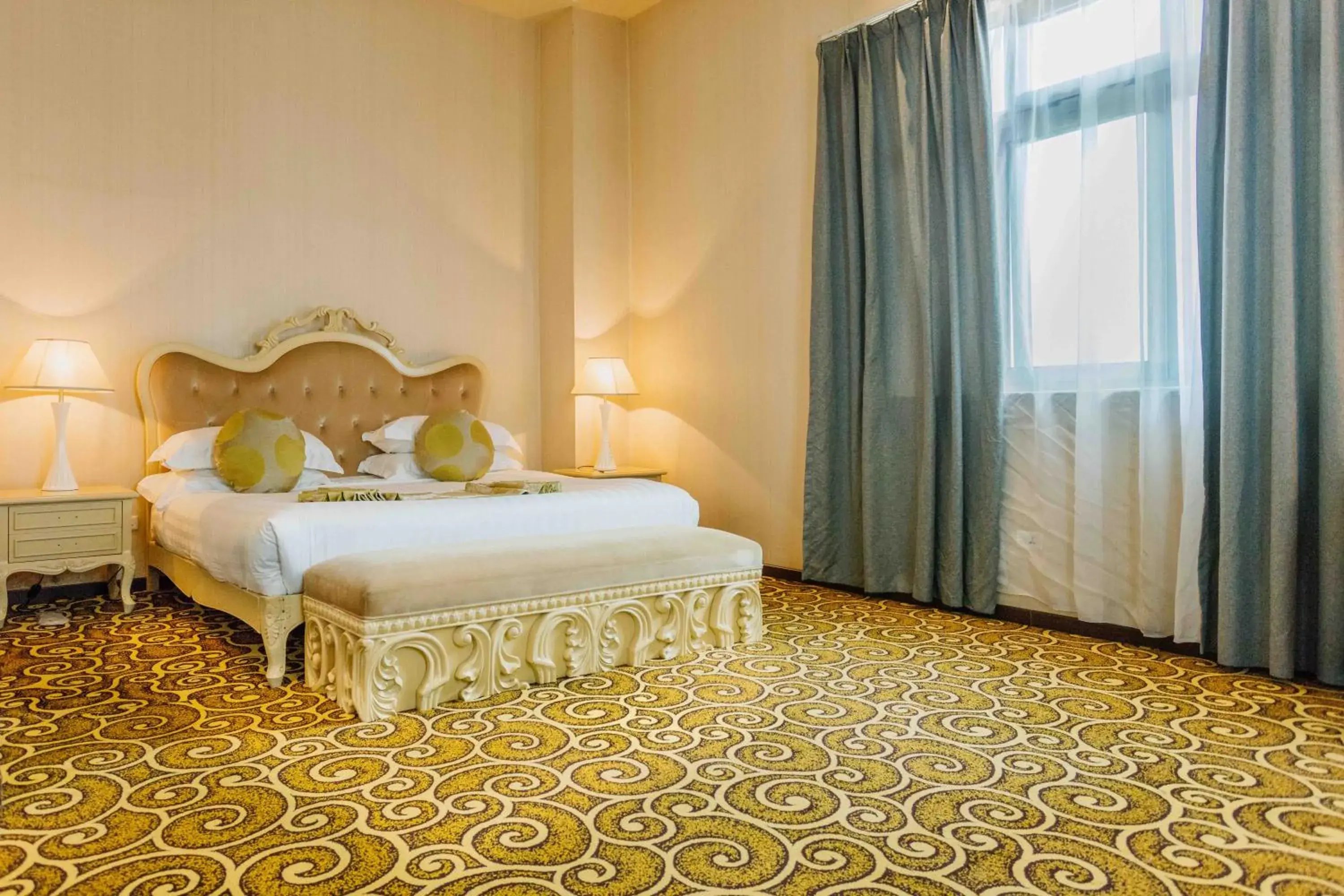 Bed in Ambassador Hotel Bed in Ambassador Hotel