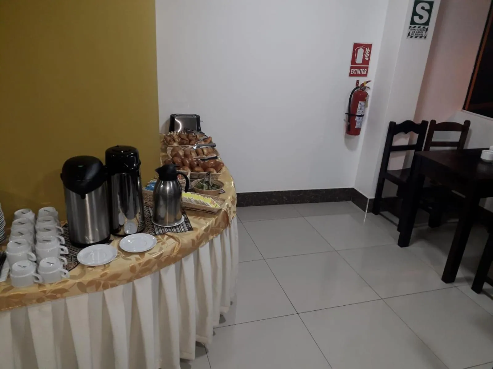 Kitchen or kitchenette in Hotel Horizonte