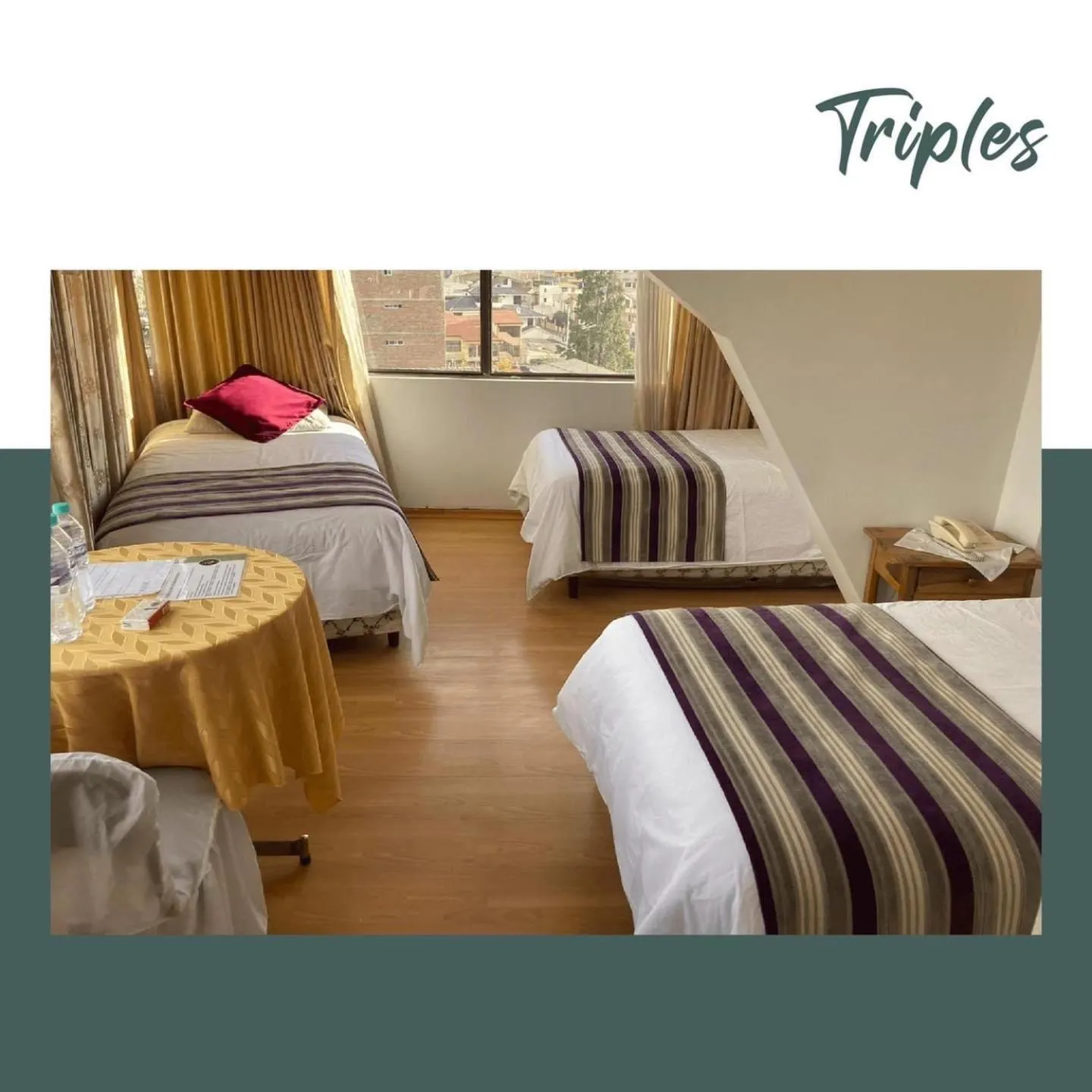 Bed in Hotel El Cisne Internacional