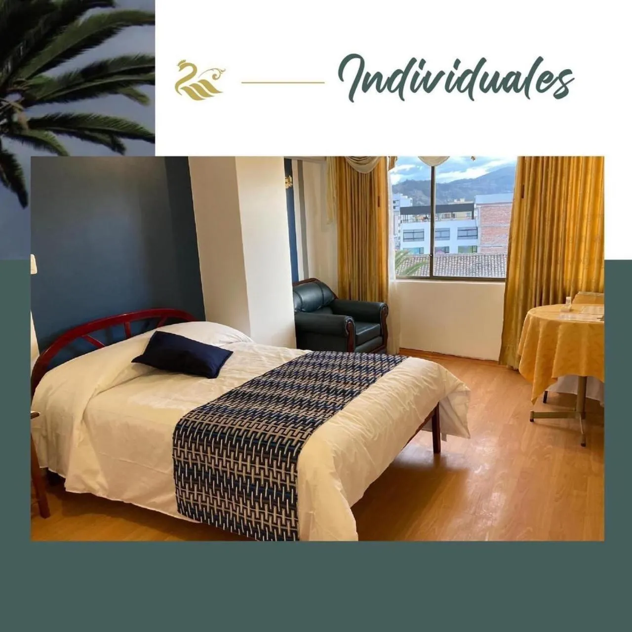 Bed in Hotel El Cisne Internacional