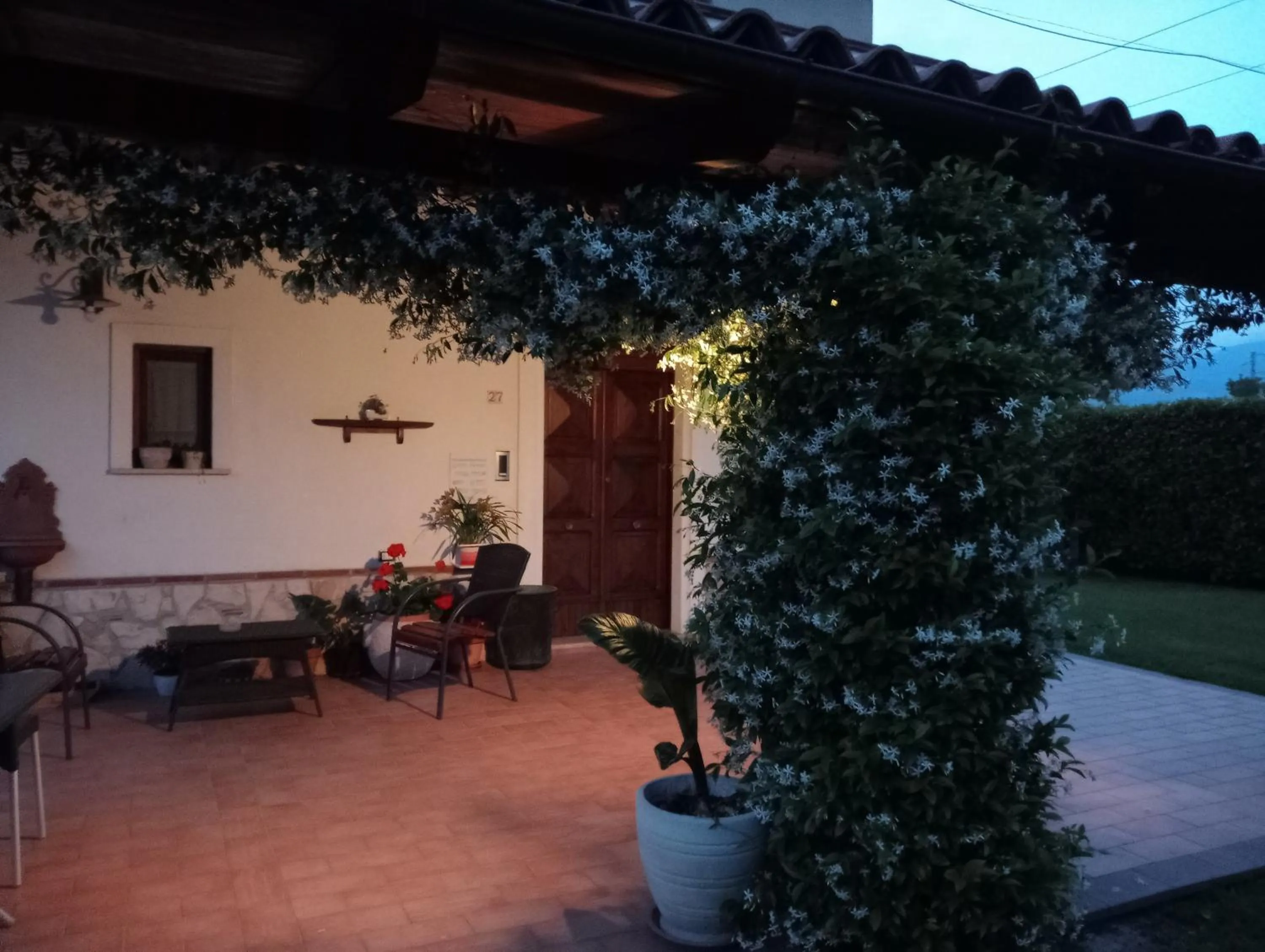 Inner courtyard view in B&B Il Tiglio
