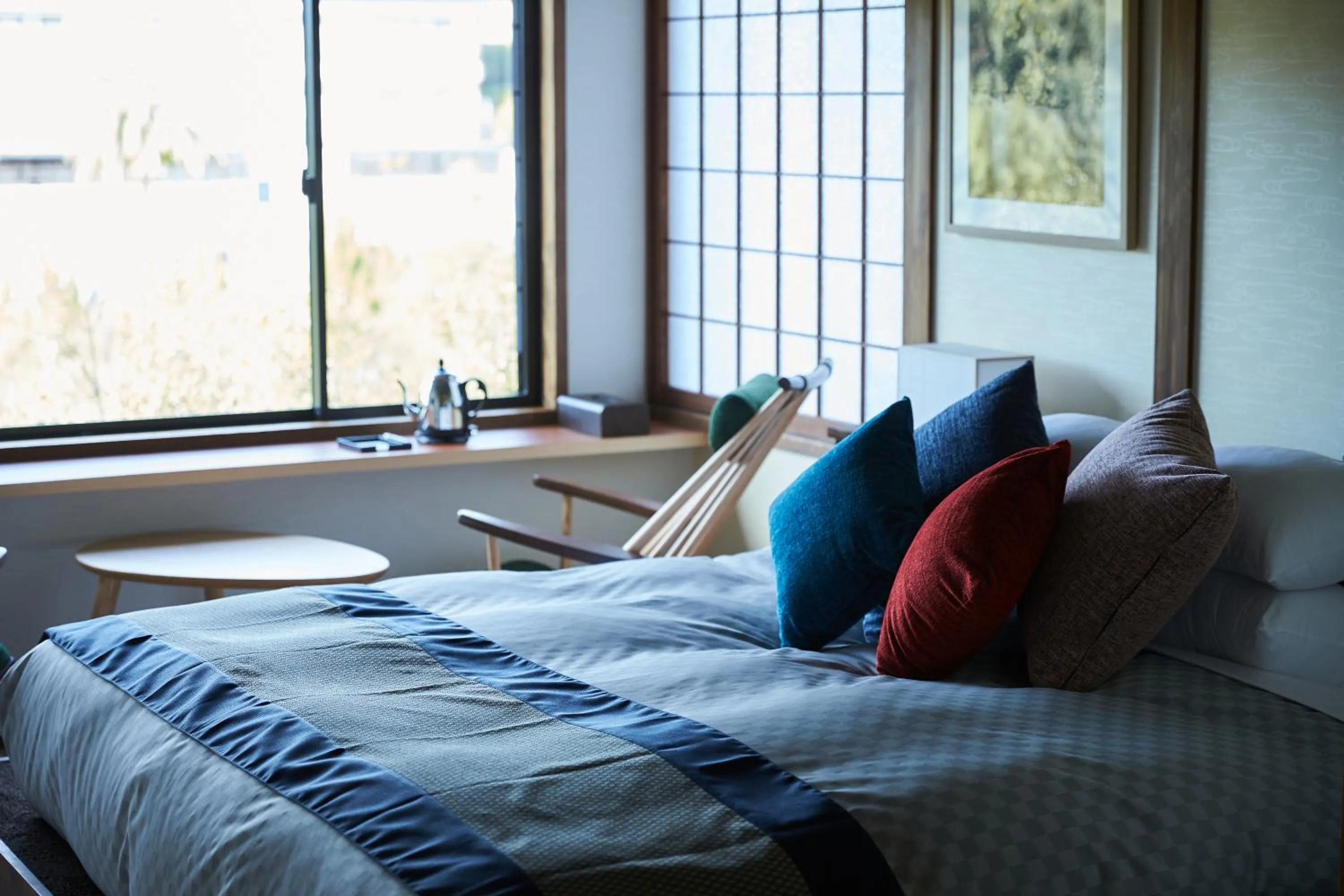 Bedroom, Bed in Villa Ryusei
