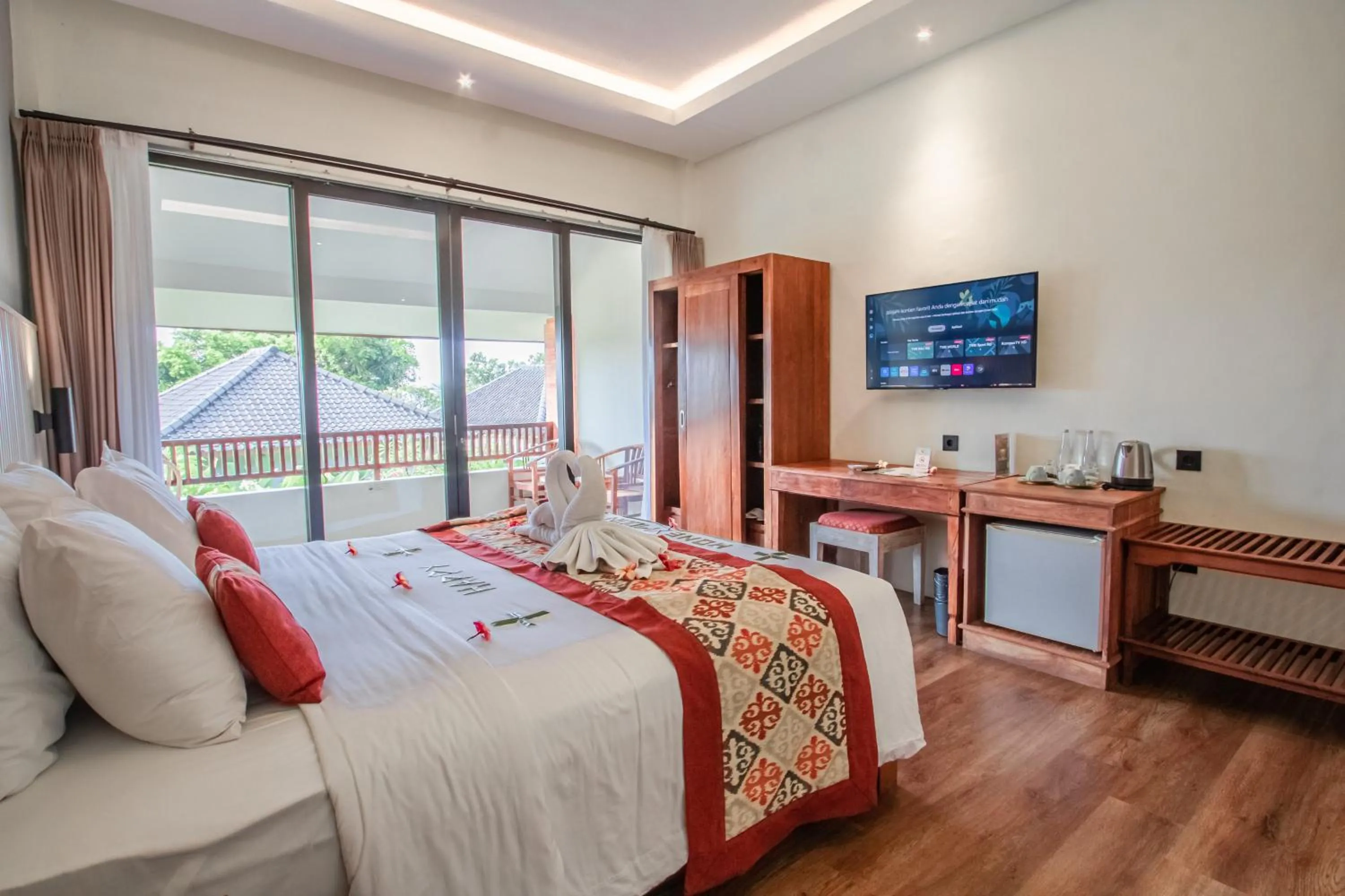 Bed in Lovina Haven Boutique Resort