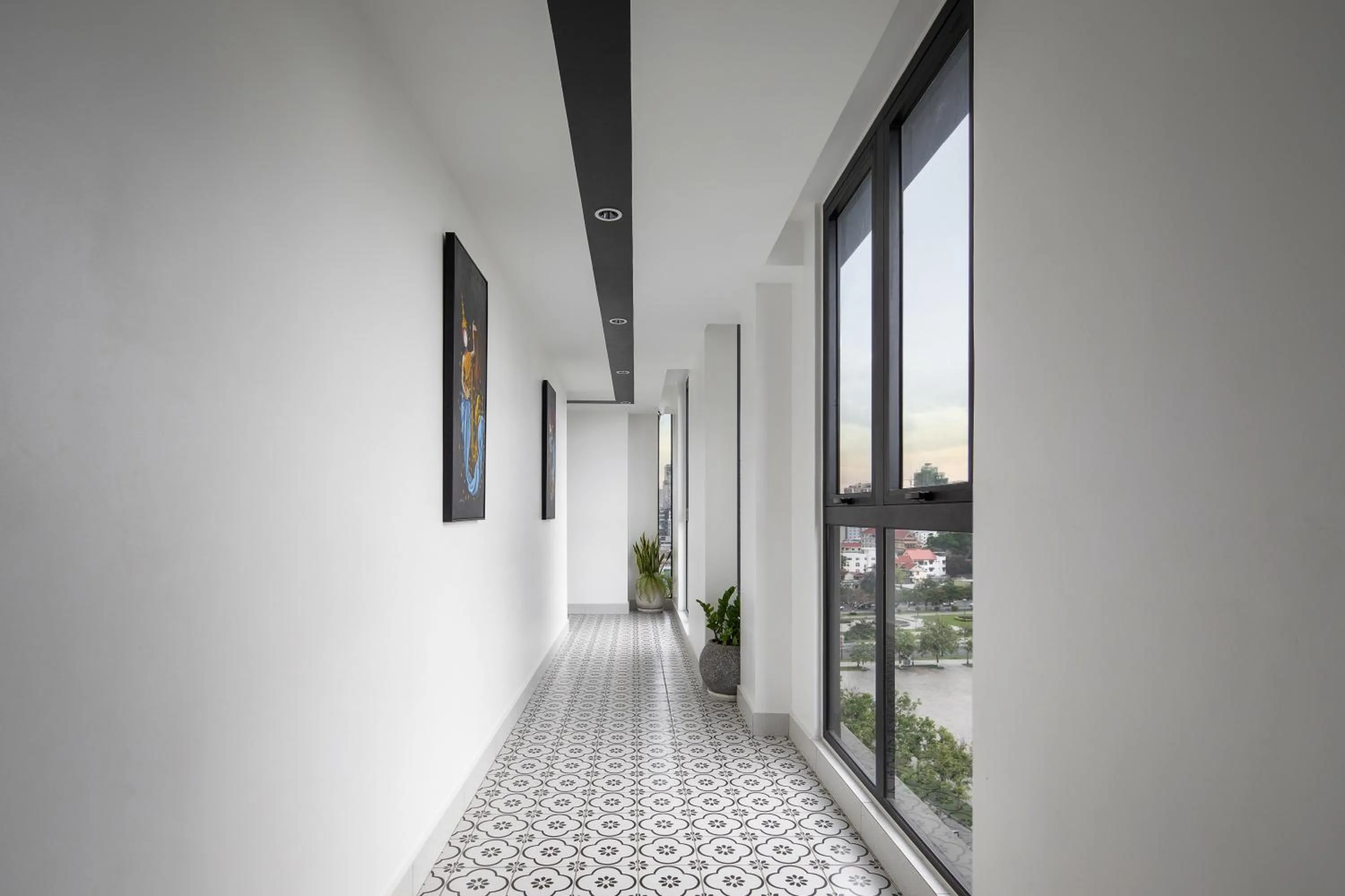 Balcony/Terrace in Chaiya Palace Hotel