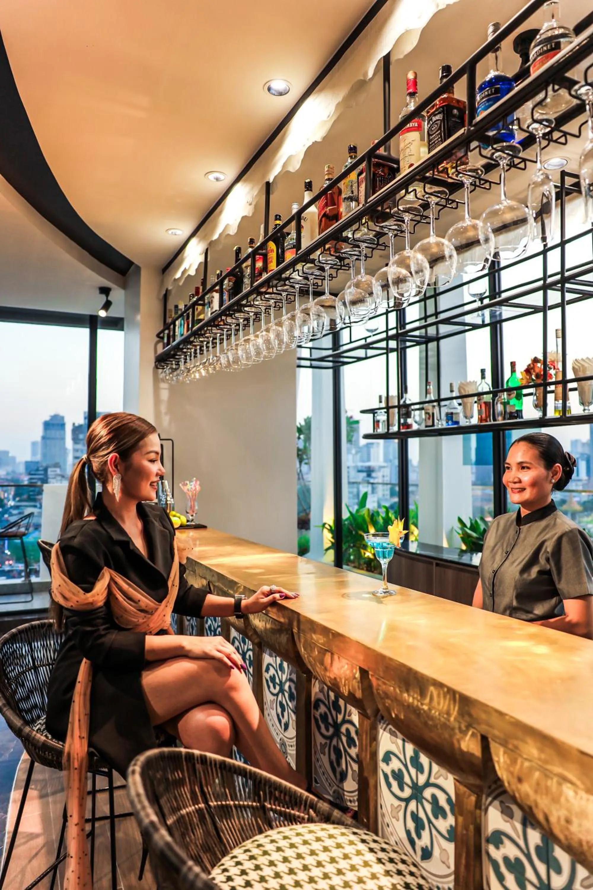 Lounge or bar in Chaiya Palace Hotel