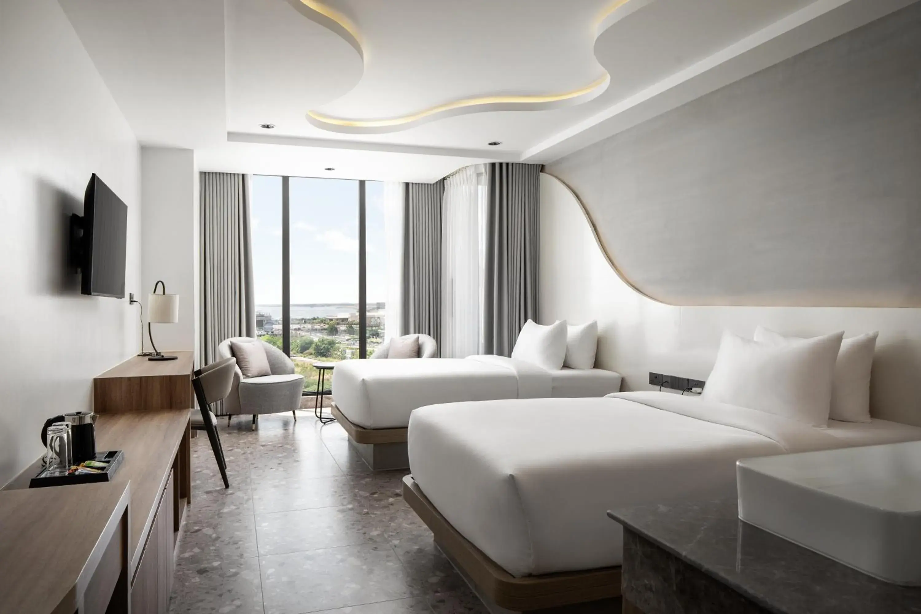 Premier Deluxe Twin Room in Chaiya Palace Hotel Premier Deluxe Twin Room in Chaiya Palace Hotel