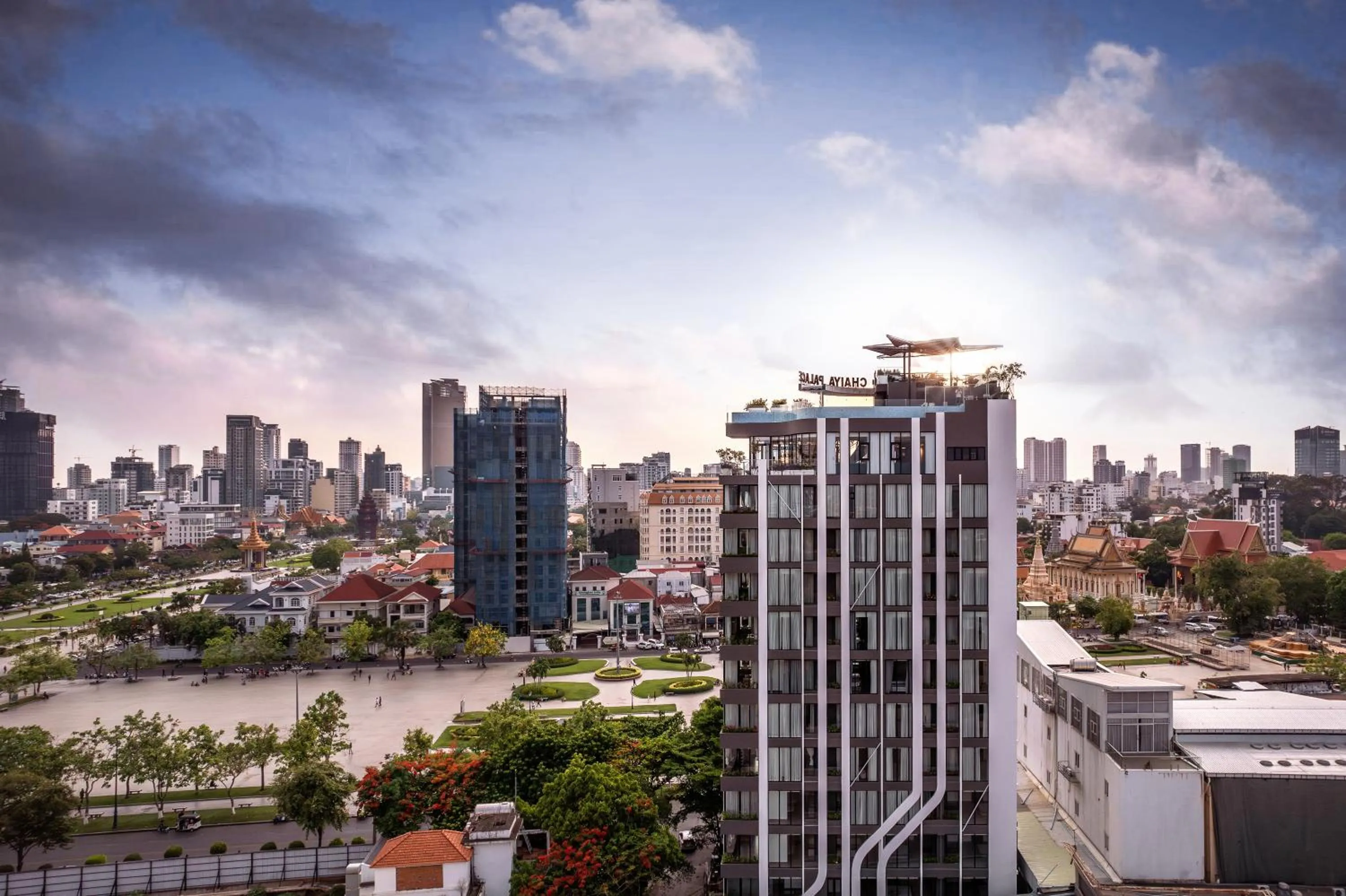 Property building in Chaiya Palace Hotel