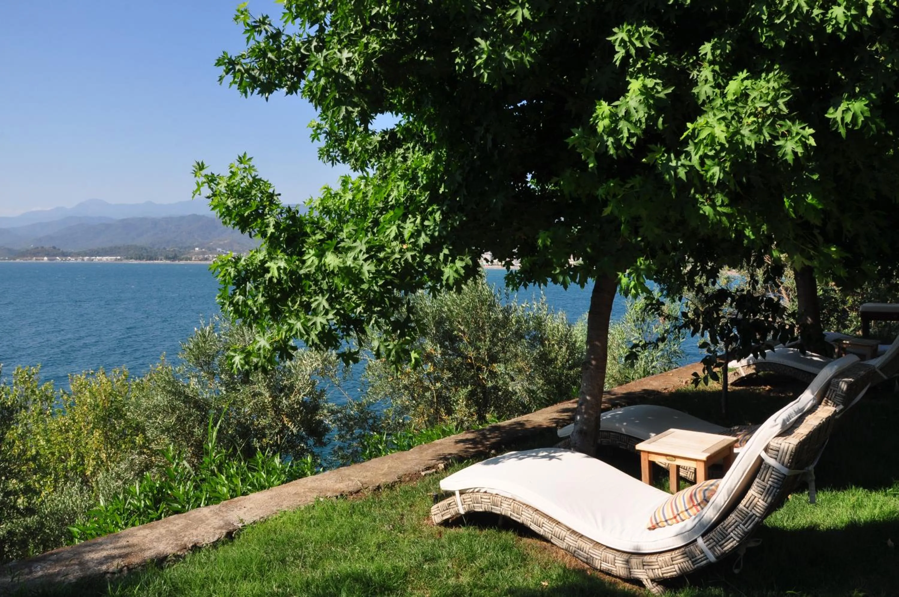 Garden in Ece Hotel Sovalye Island