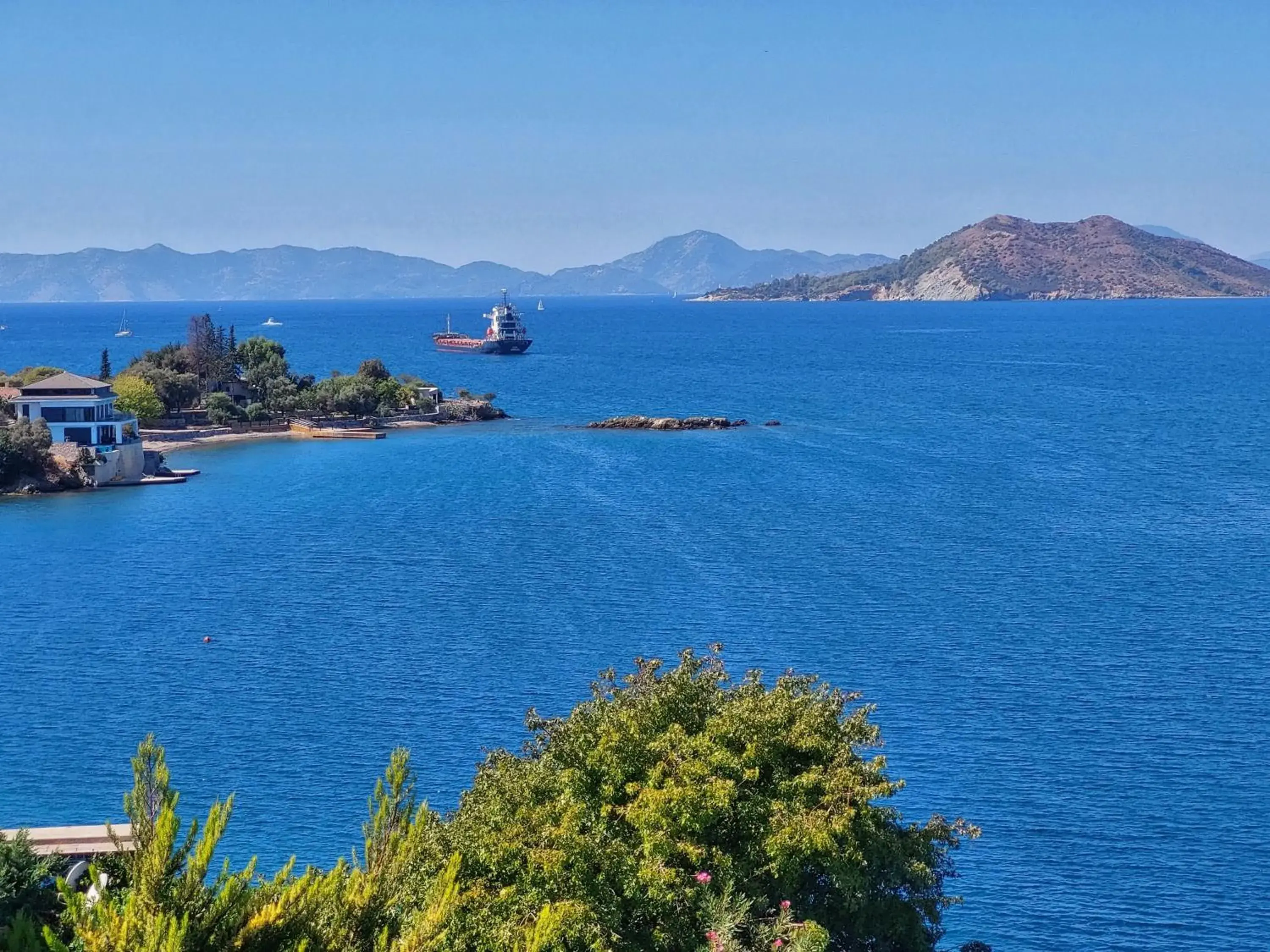 Sea view in Ece Hotel Sovalye Island Sea view in Ece Hotel Sovalye Island