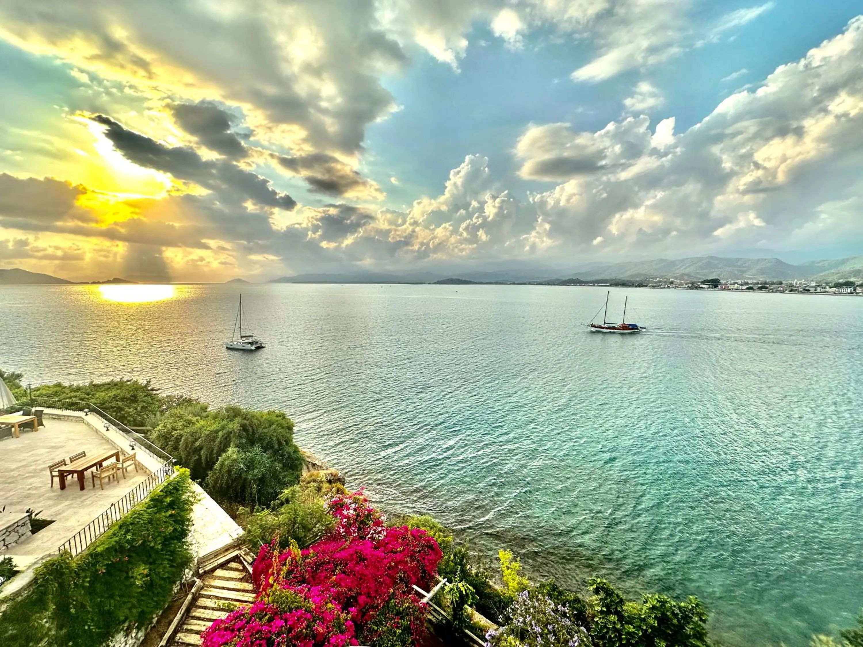 Sea view in Ece Hotel Sovalye Island