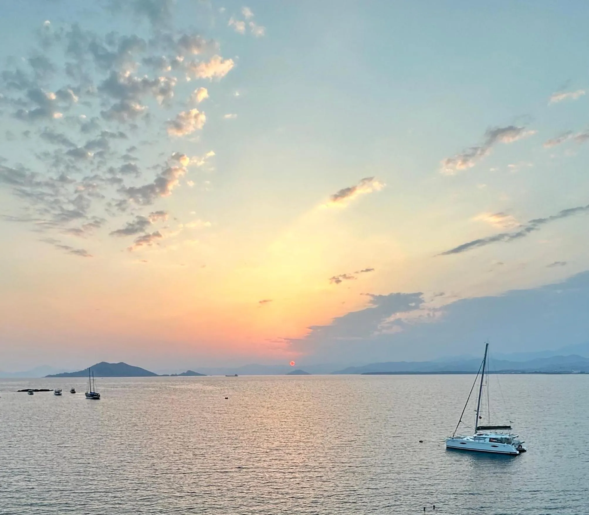 Sea view in Ece Hotel Sovalye Island
