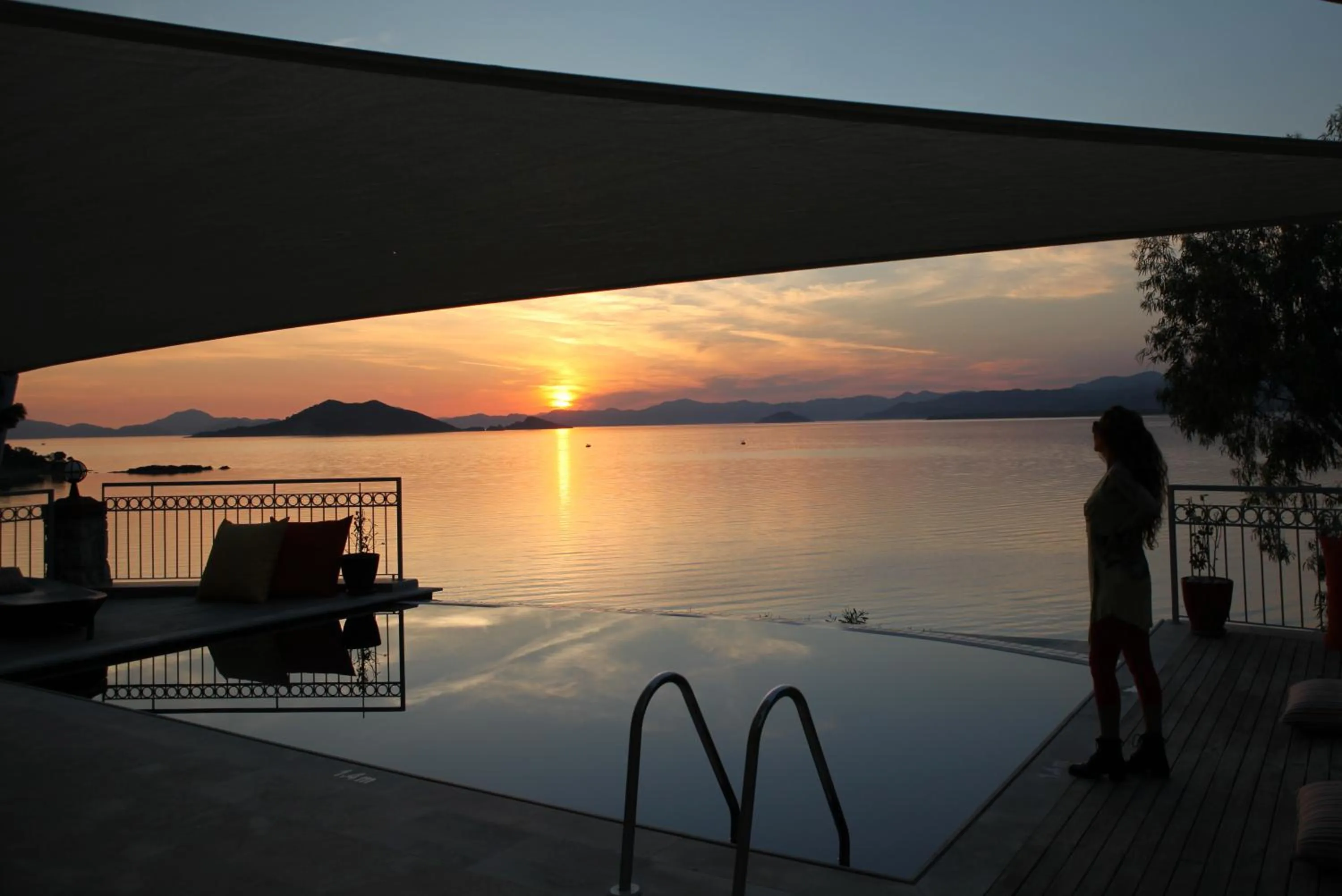 Sea view in Ece Hotel Sovalye Island