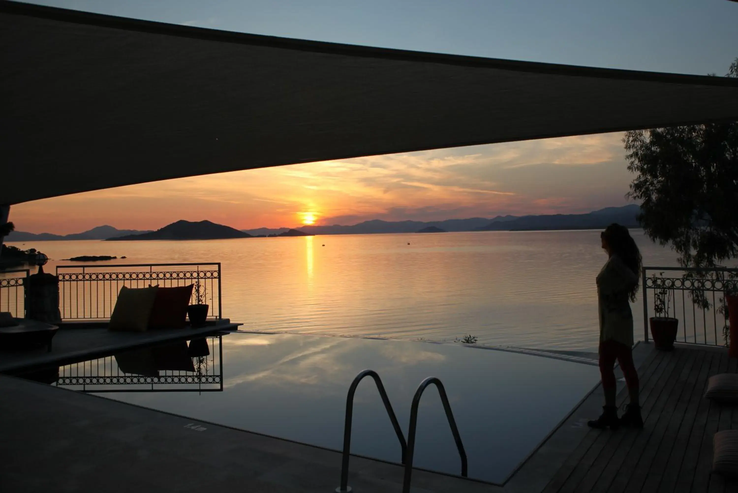 Sea view in Ece Hotel Sovalye Island Sea view in Ece Hotel Sovalye Island