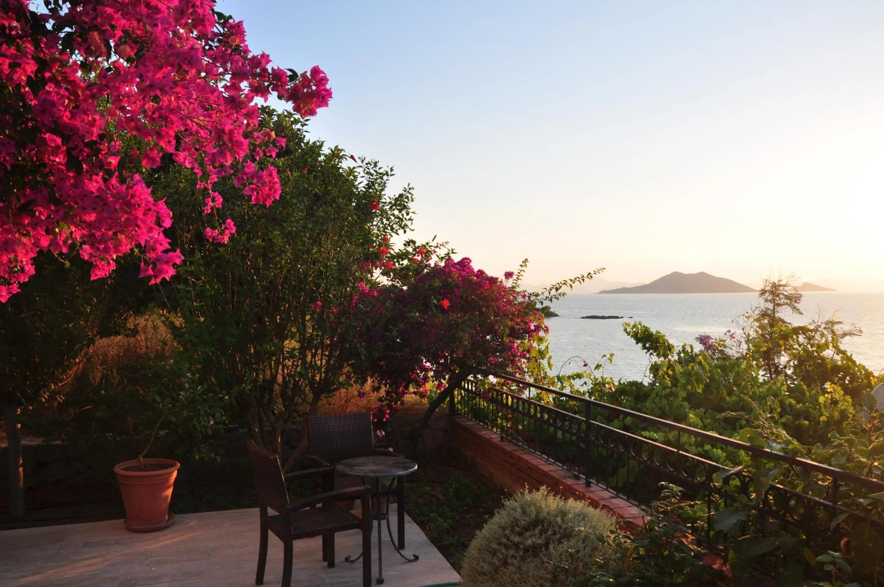 Garden view in Ece Hotel Sovalye Island