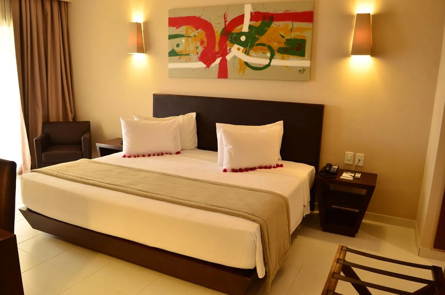 Bed in Vila Galé Resort Marés - All Inclusive