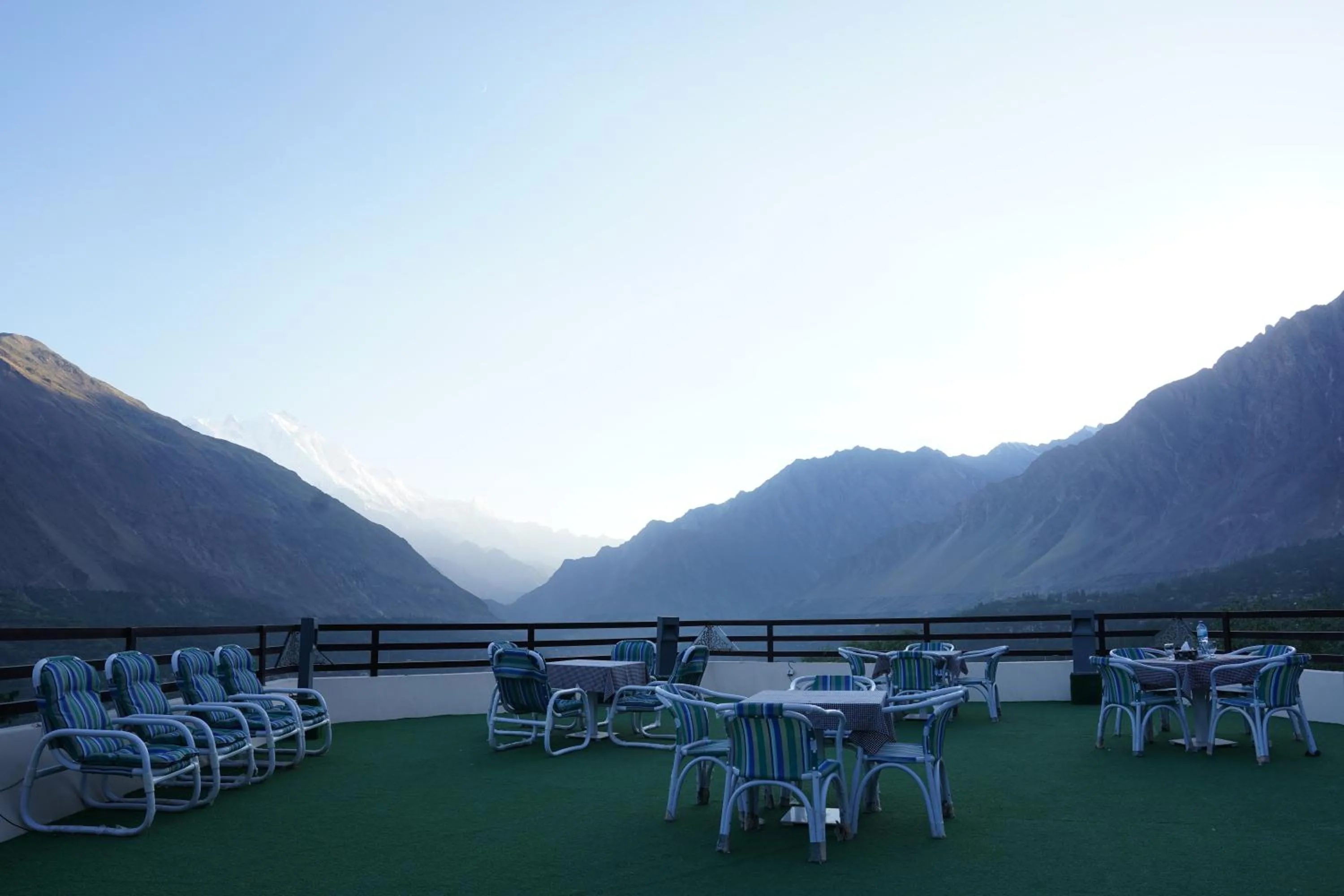 Mountain view in Hunza Darbar Hotel