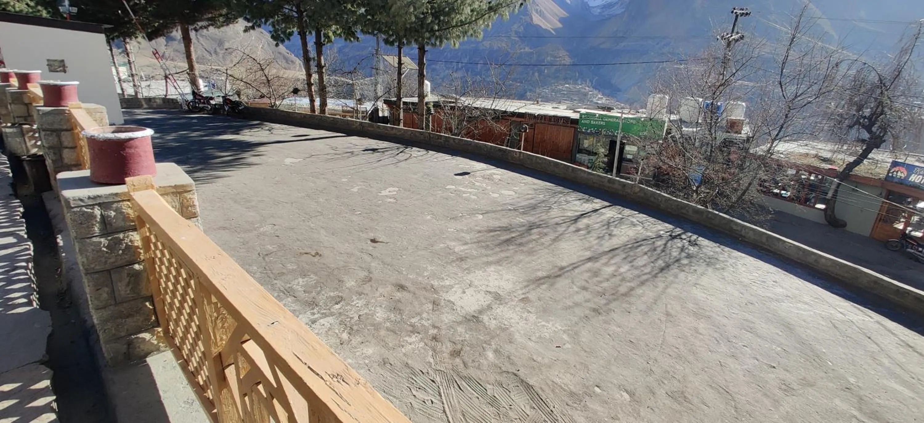 Parking in Hunza Darbar Hotel