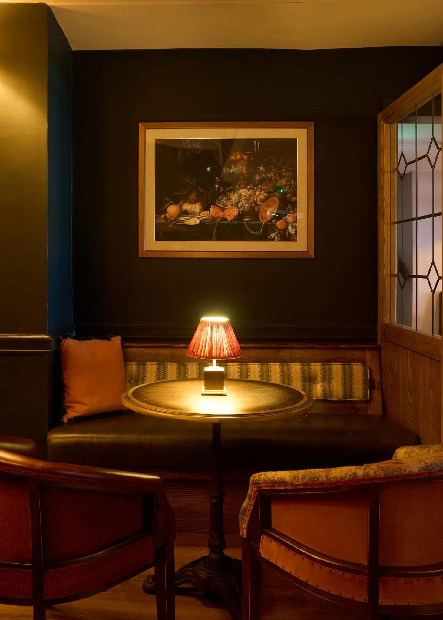 Seating area in The White Horse - A Heartwood Inn