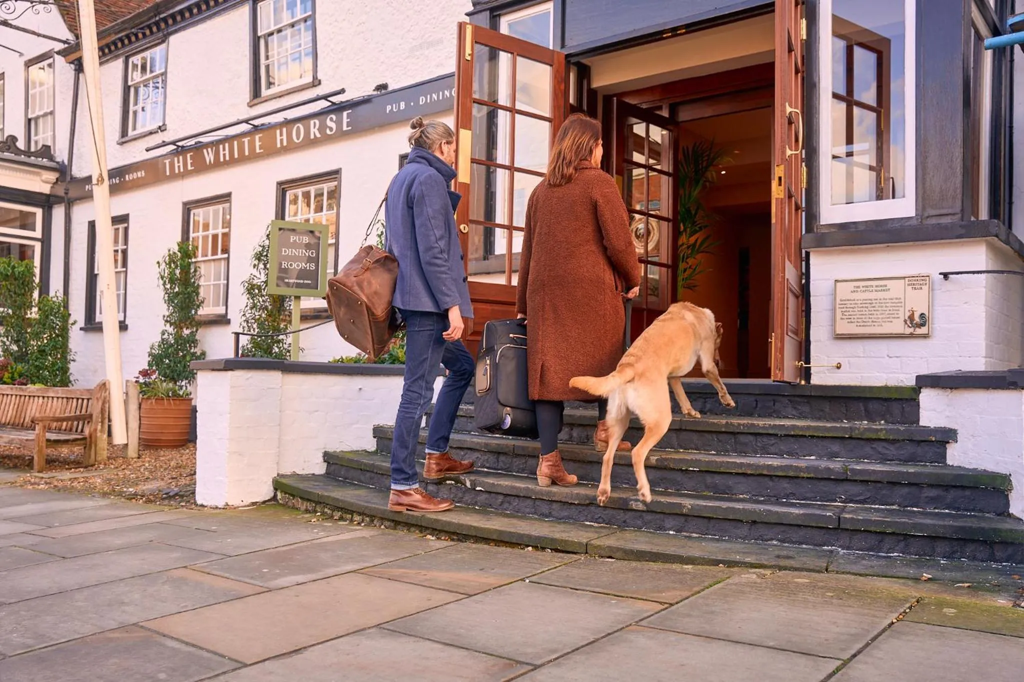 Facade/entrance in The White Horse - A Heartwood Inn