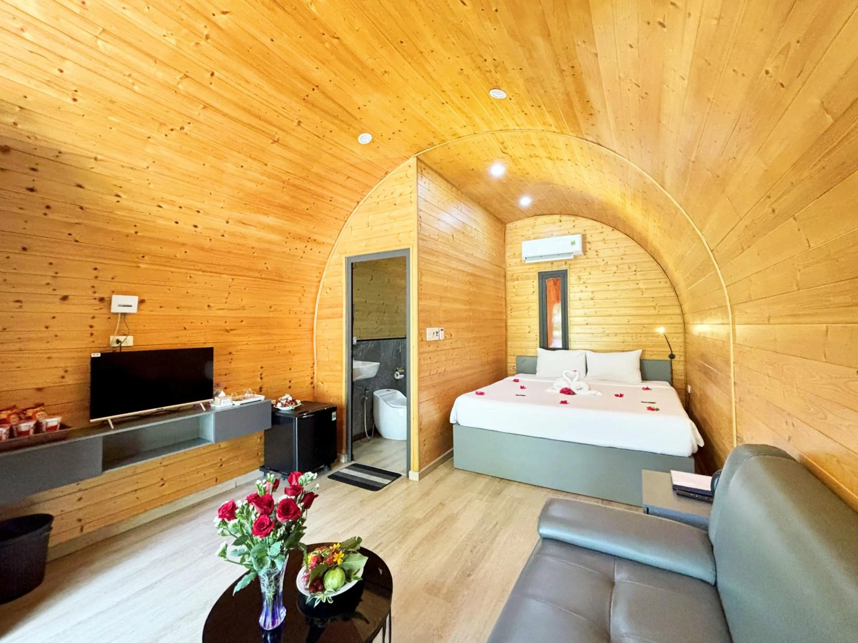 Bed in KIGI Beach Resort