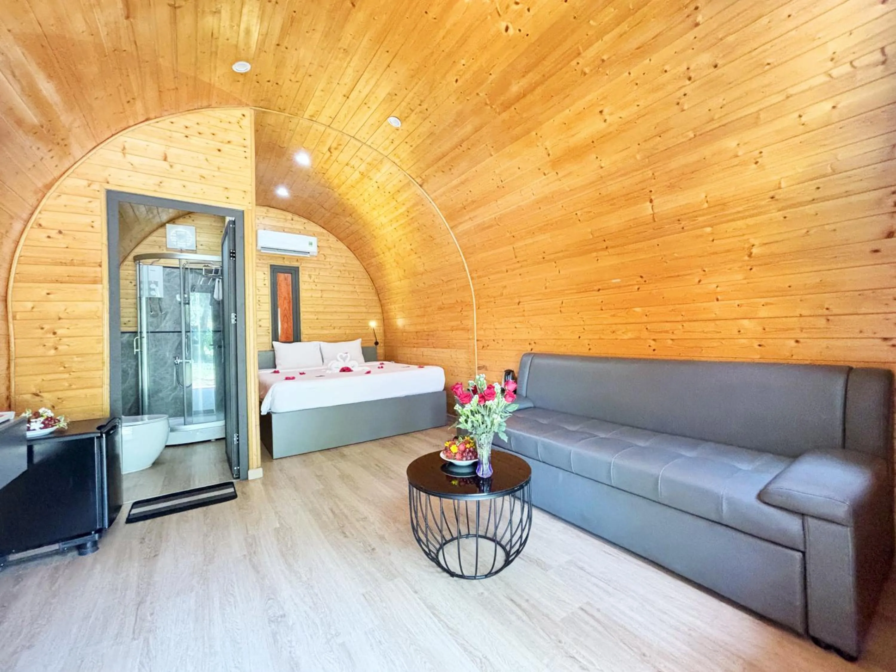 Bed in KIGI Beach Resort