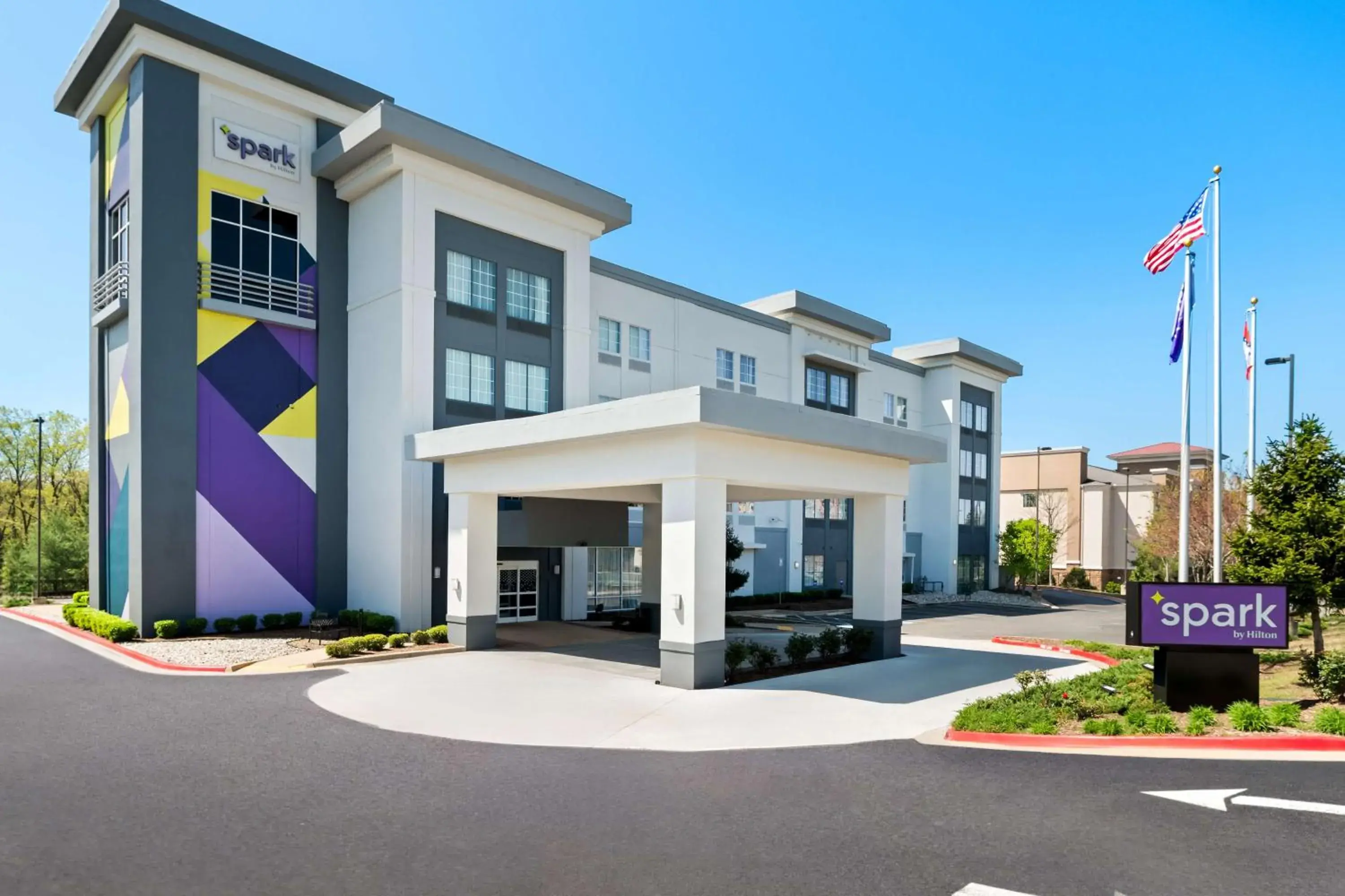 Property building in Spark by Hilton Little Rock West Property building in Spark by Hilton Little Rock West