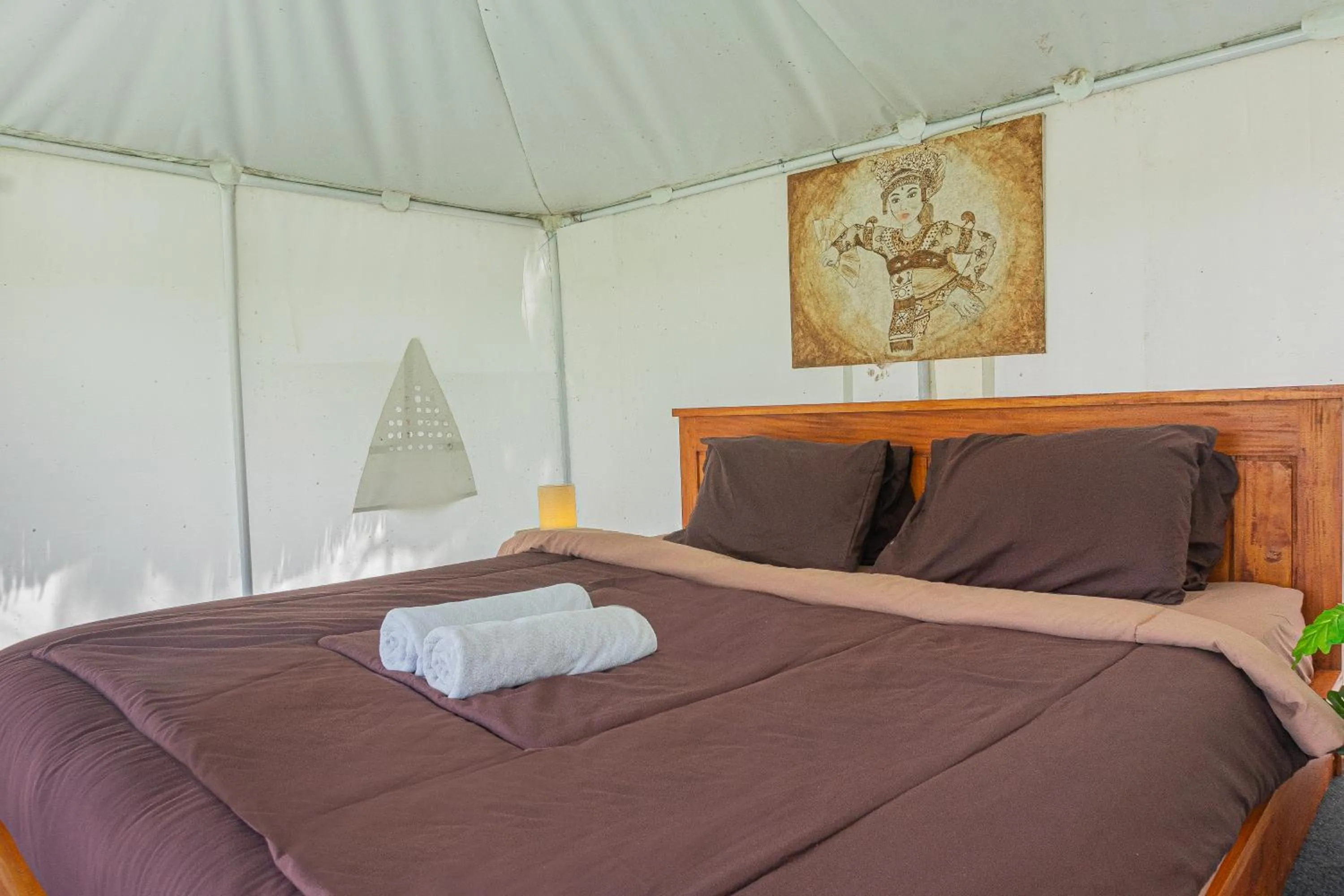 Bed in Polestay Glamping Kintamani