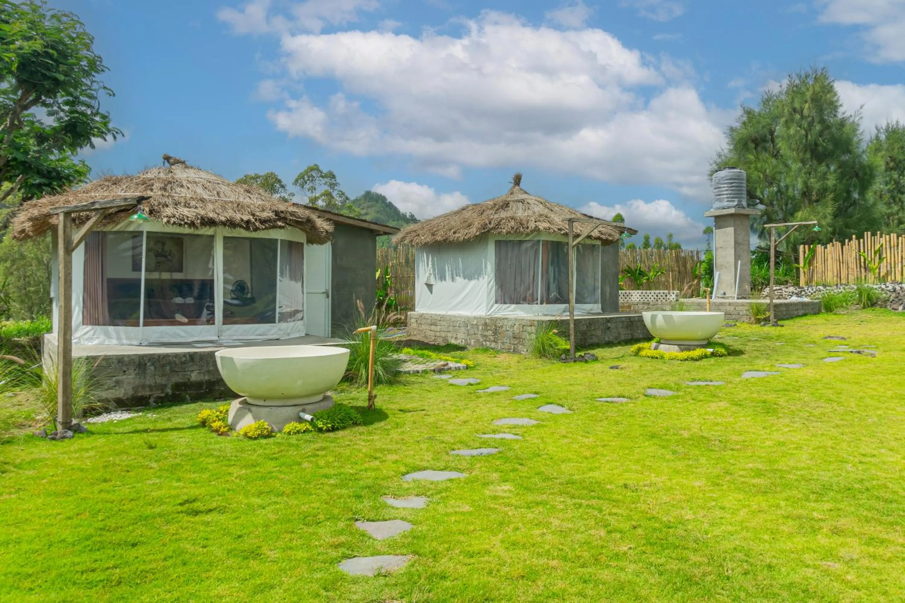 Property building in Polestay Glamping Kintamani