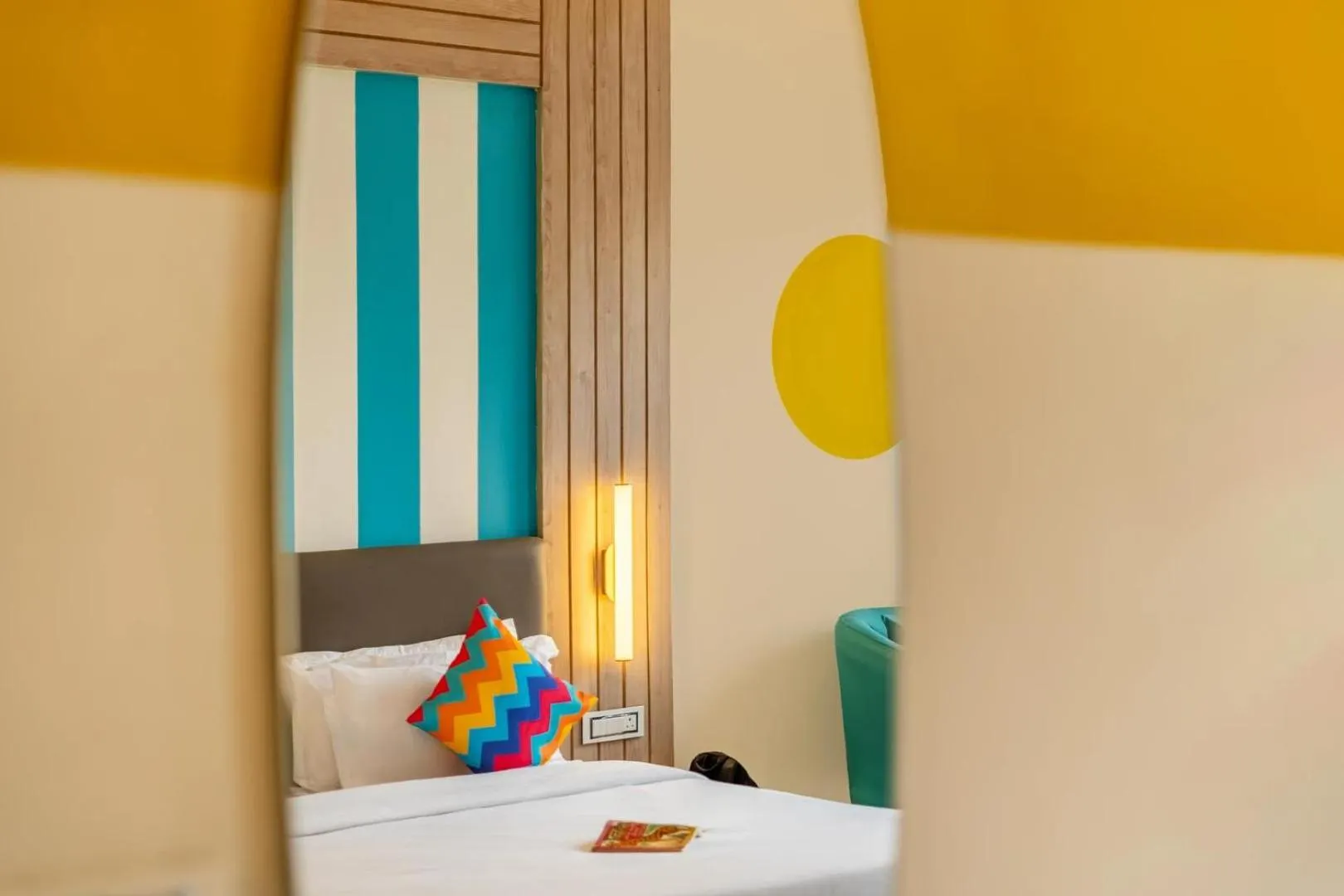 Bedroom, Bed in goSTOPS PLUS Rishikesh Tapovan