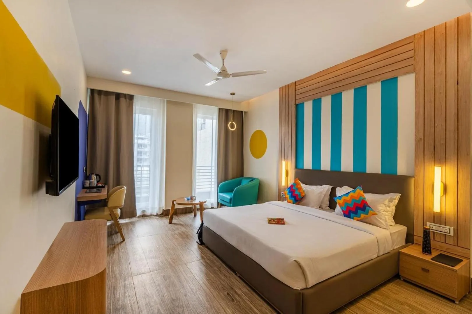 Bedroom, Bed in goSTOPS PLUS Rishikesh Tapovan