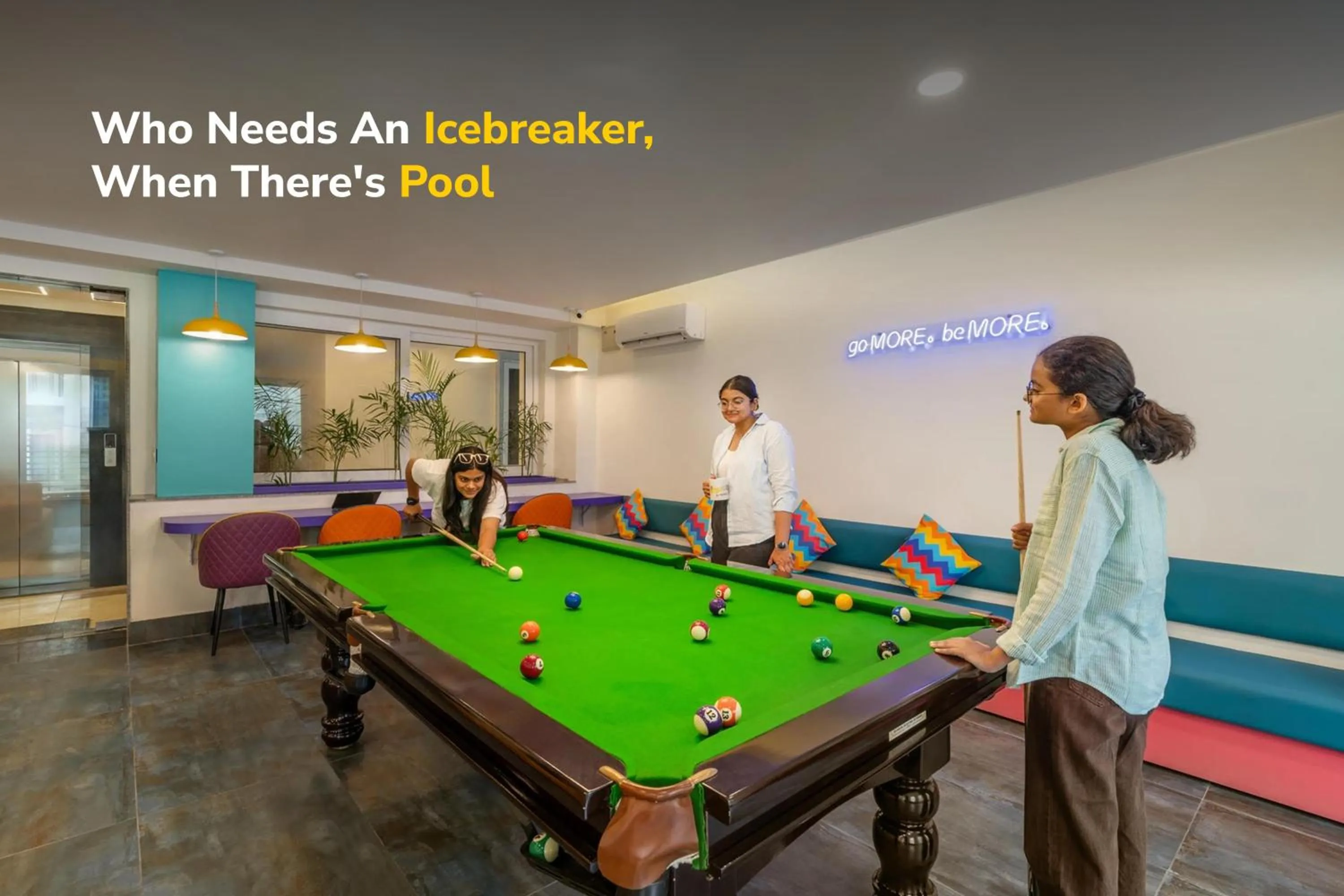 group of guests in goSTOPS PLUS Rishikesh Tapovan