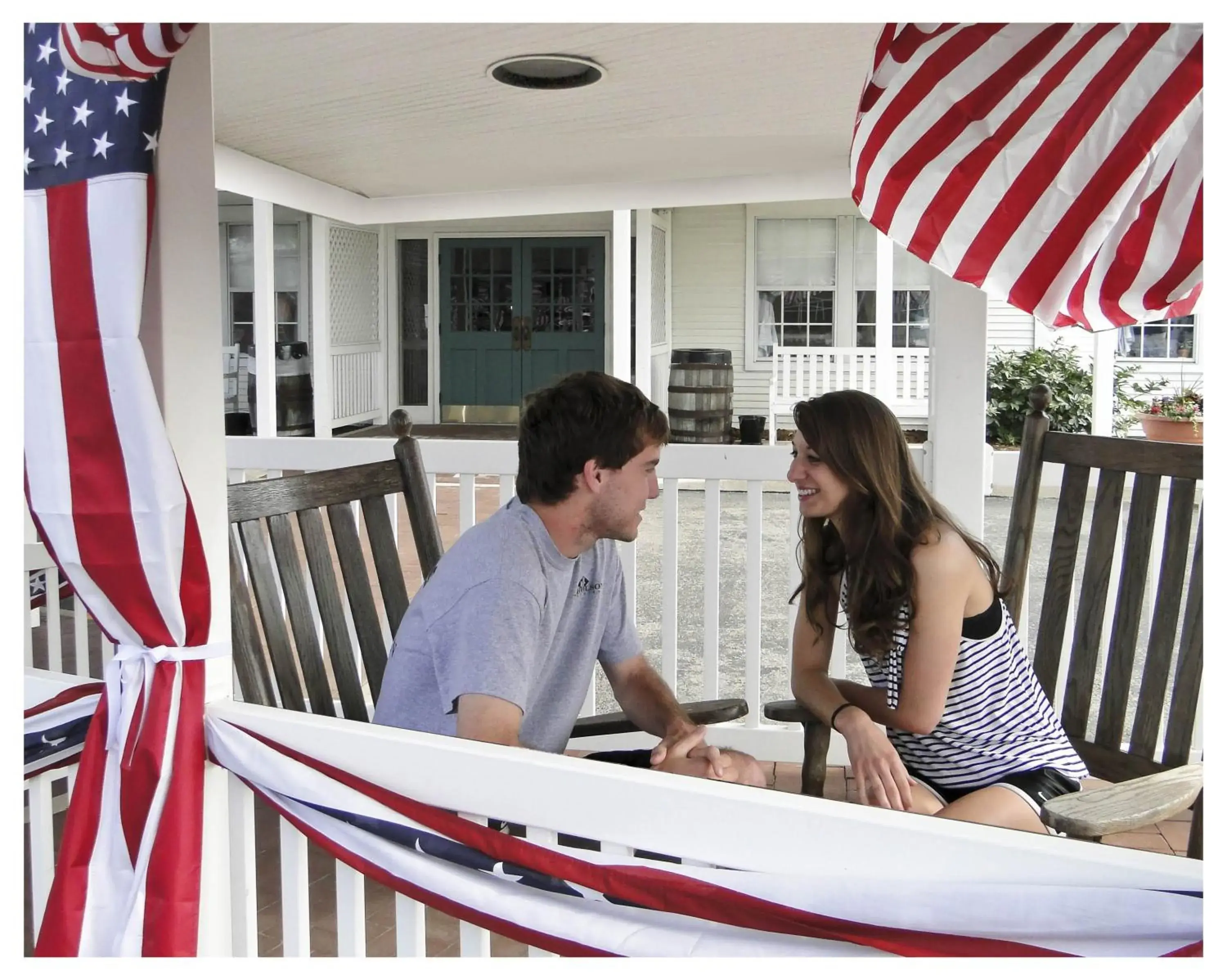 Facade/entrance in Amish Inn Facade/entrance in Amish Inn