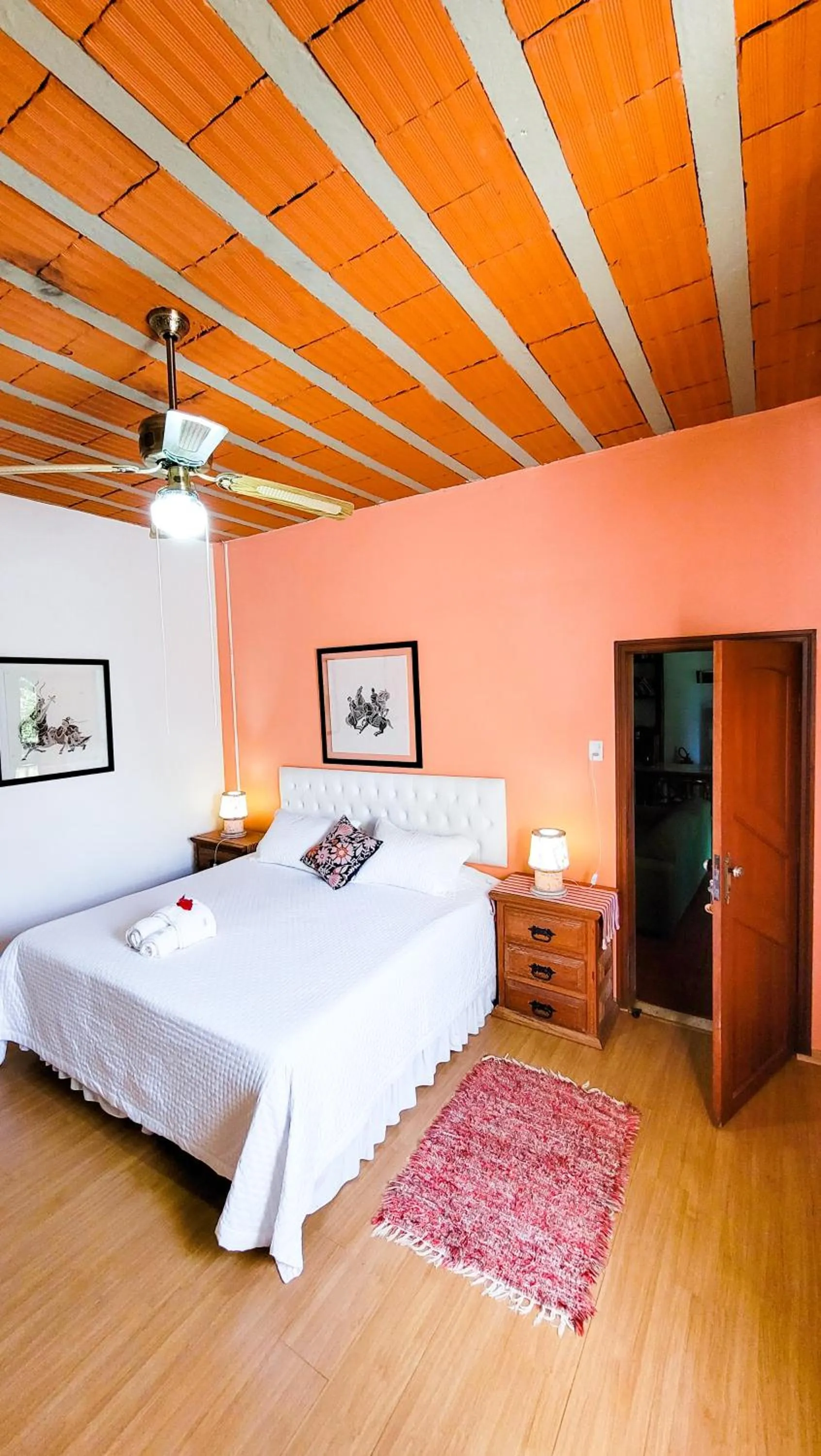 Bed in Fazenda Quinta da Esperança- Pousada e Lazer