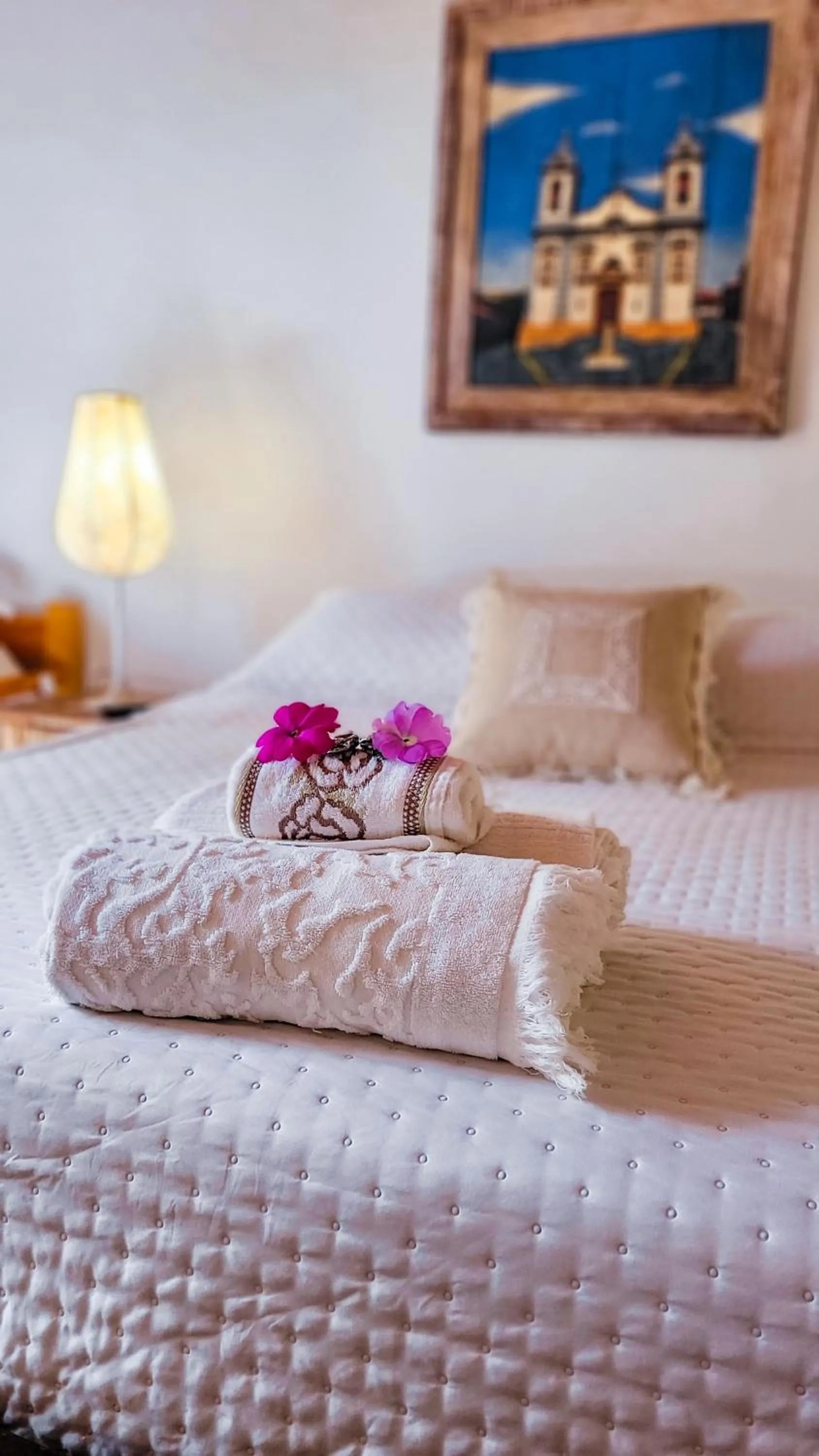 Bed in Fazenda Quinta da Esperança- Pousada e Lazer