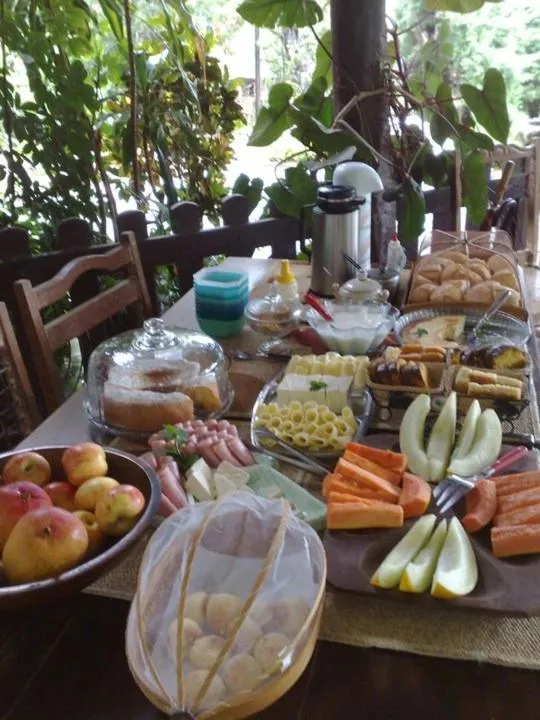 Buffet breakfast in Fazenda Quinta da Esperança- Pousada e Lazer