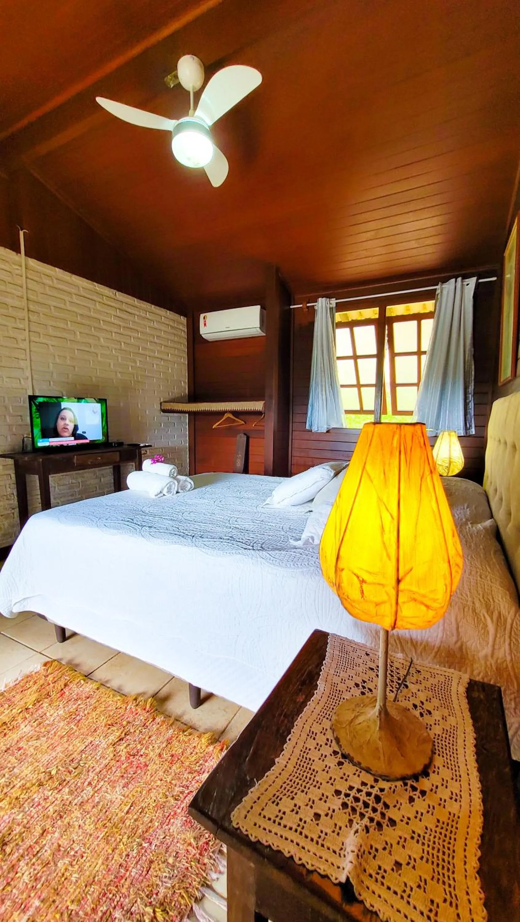 Bed in Fazenda Quinta da Esperança- Pousada e Lazer
