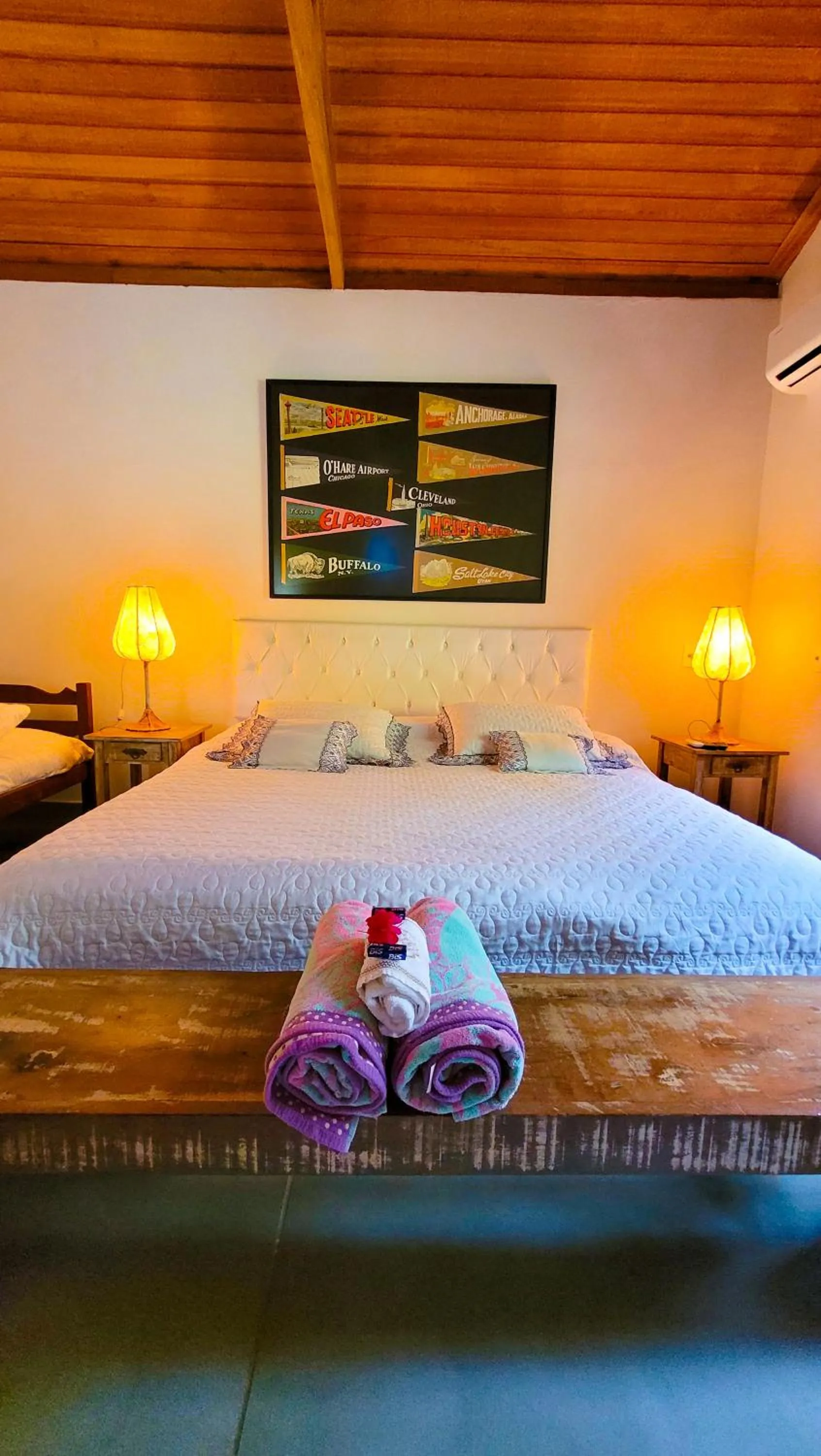Bed in Fazenda Quinta da Esperança- Pousada e Lazer