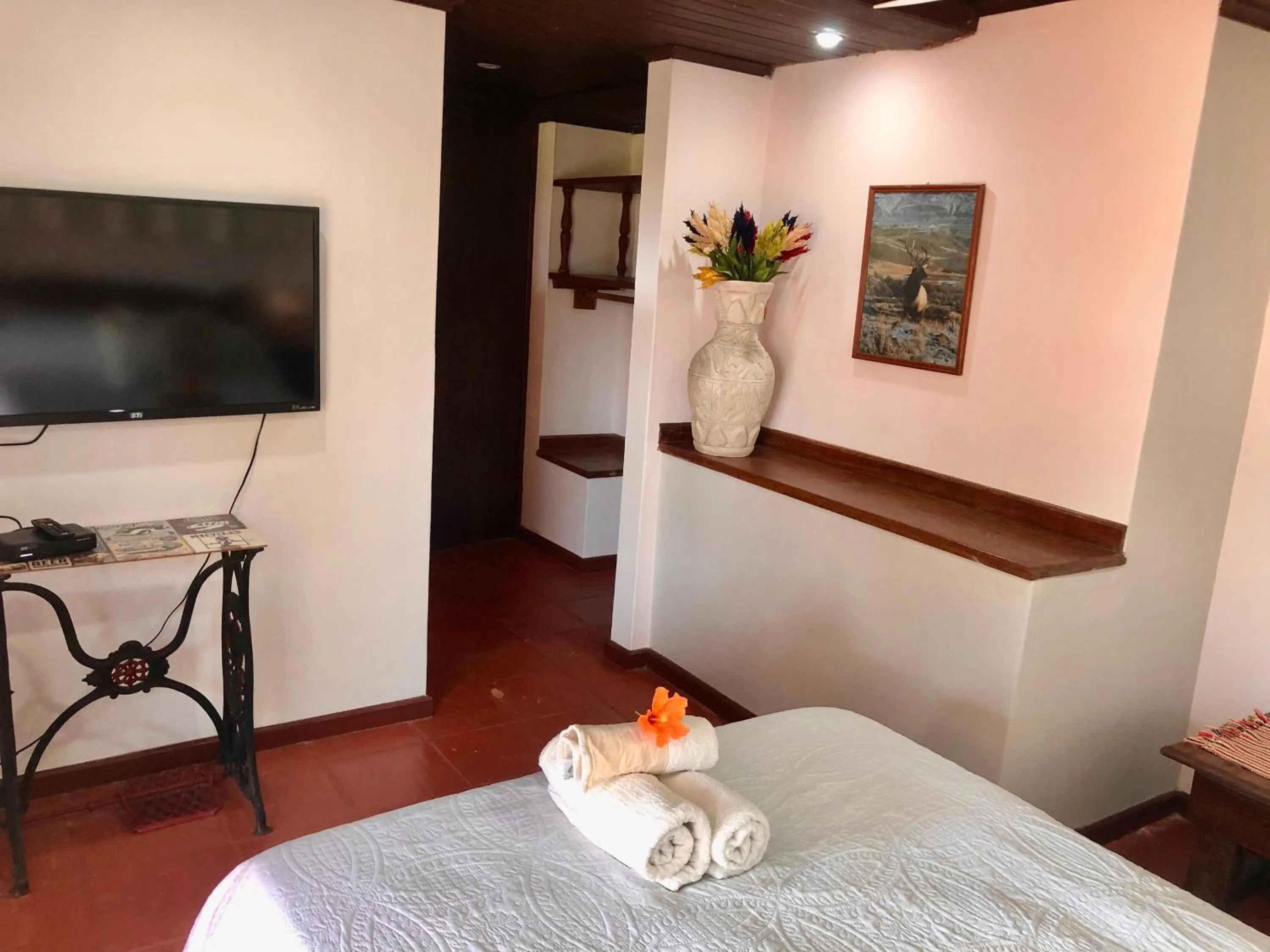 Bed in Fazenda Quinta da Esperança- Pousada e Lazer
